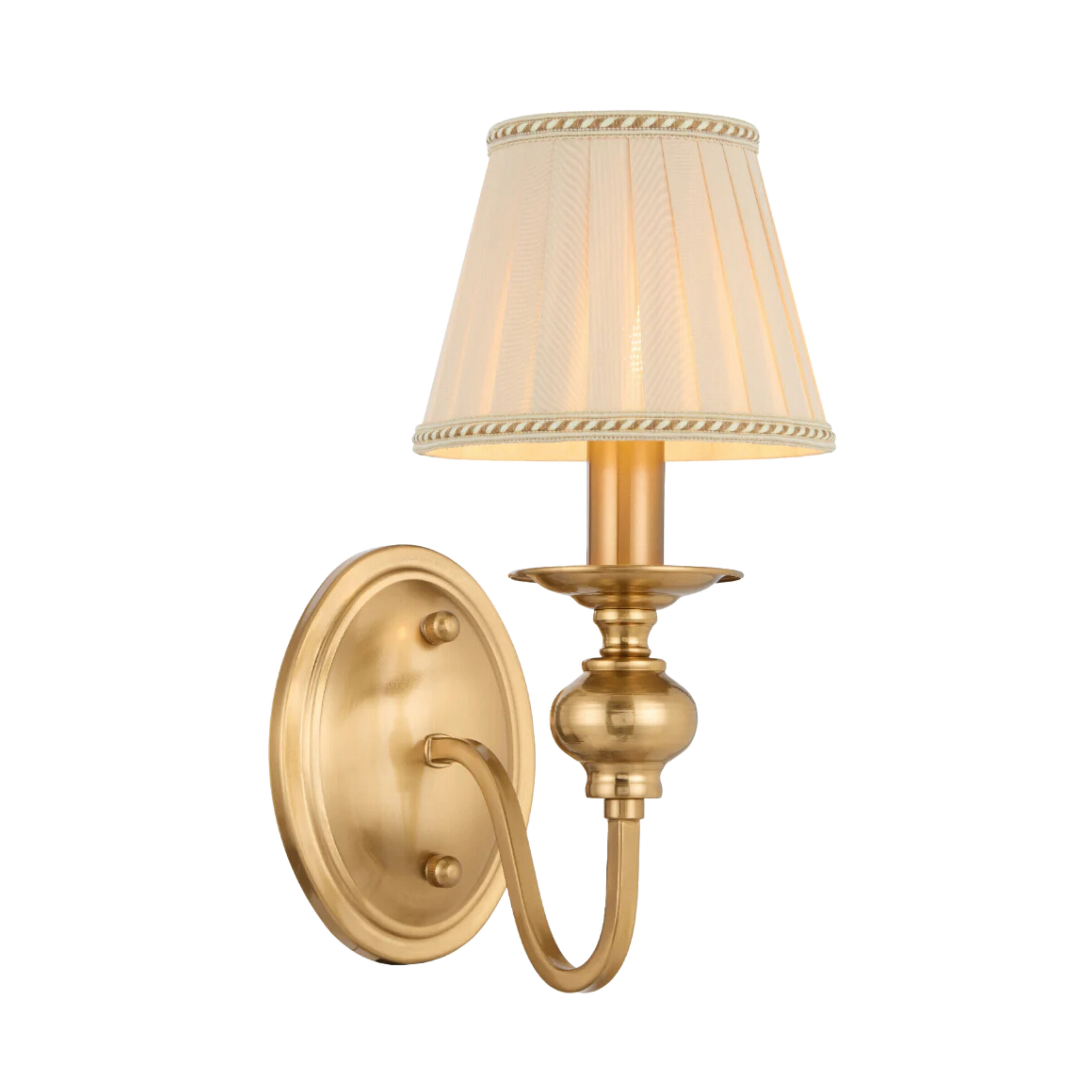 Sheridan French Provincial Solo Copper Wall Light with Shade