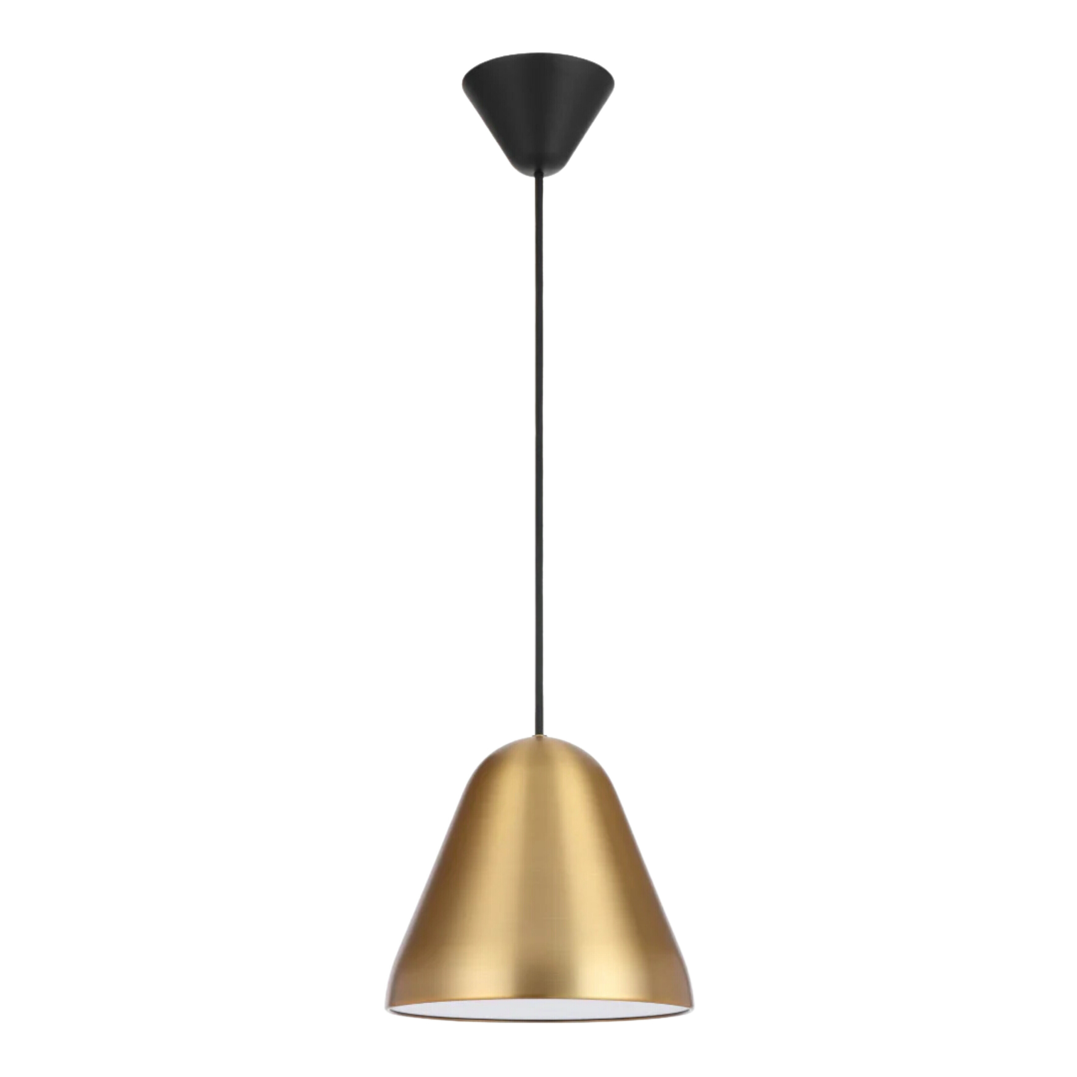 Hara Brass Cone Scandinavian Pendant Light