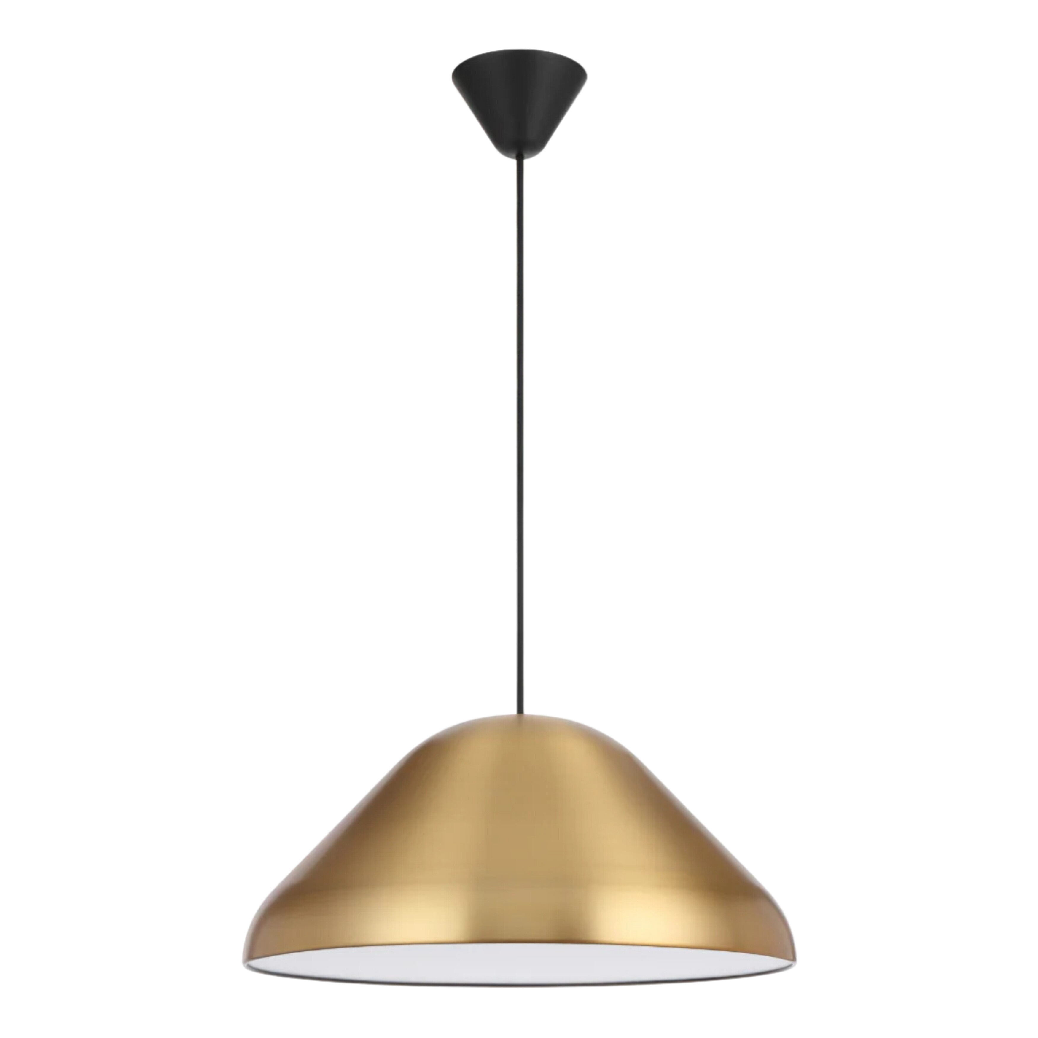 Hara Brass Wide Hat Scandinavian Pendant