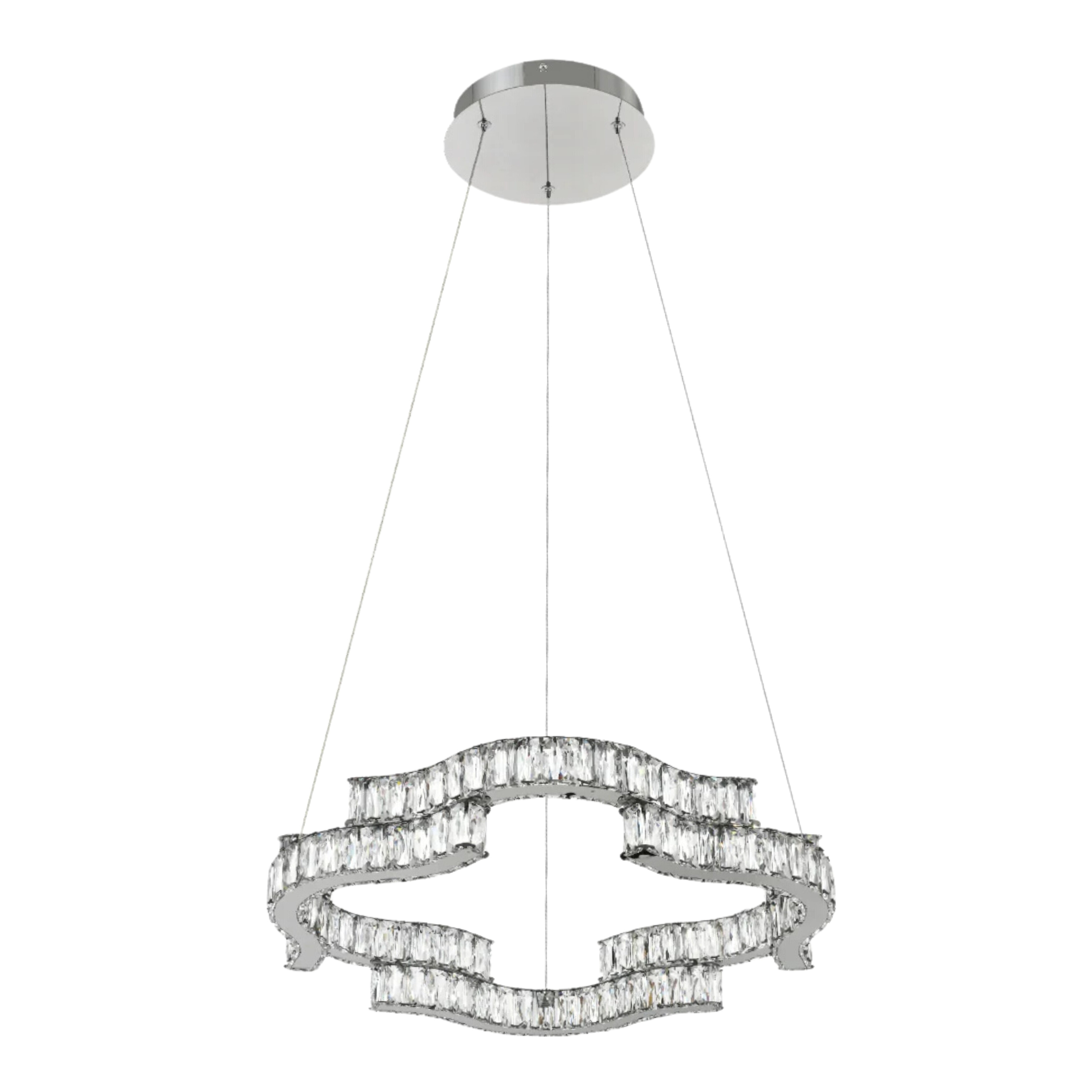 Jinan Chrome Crystal 3CCT LED Pendant Light