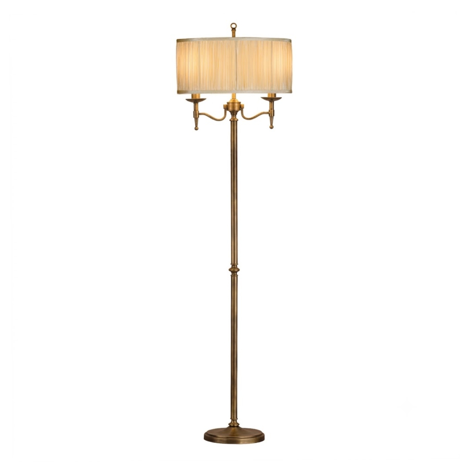 Stanford 2 Light Bronze Floor Lamp - Sand