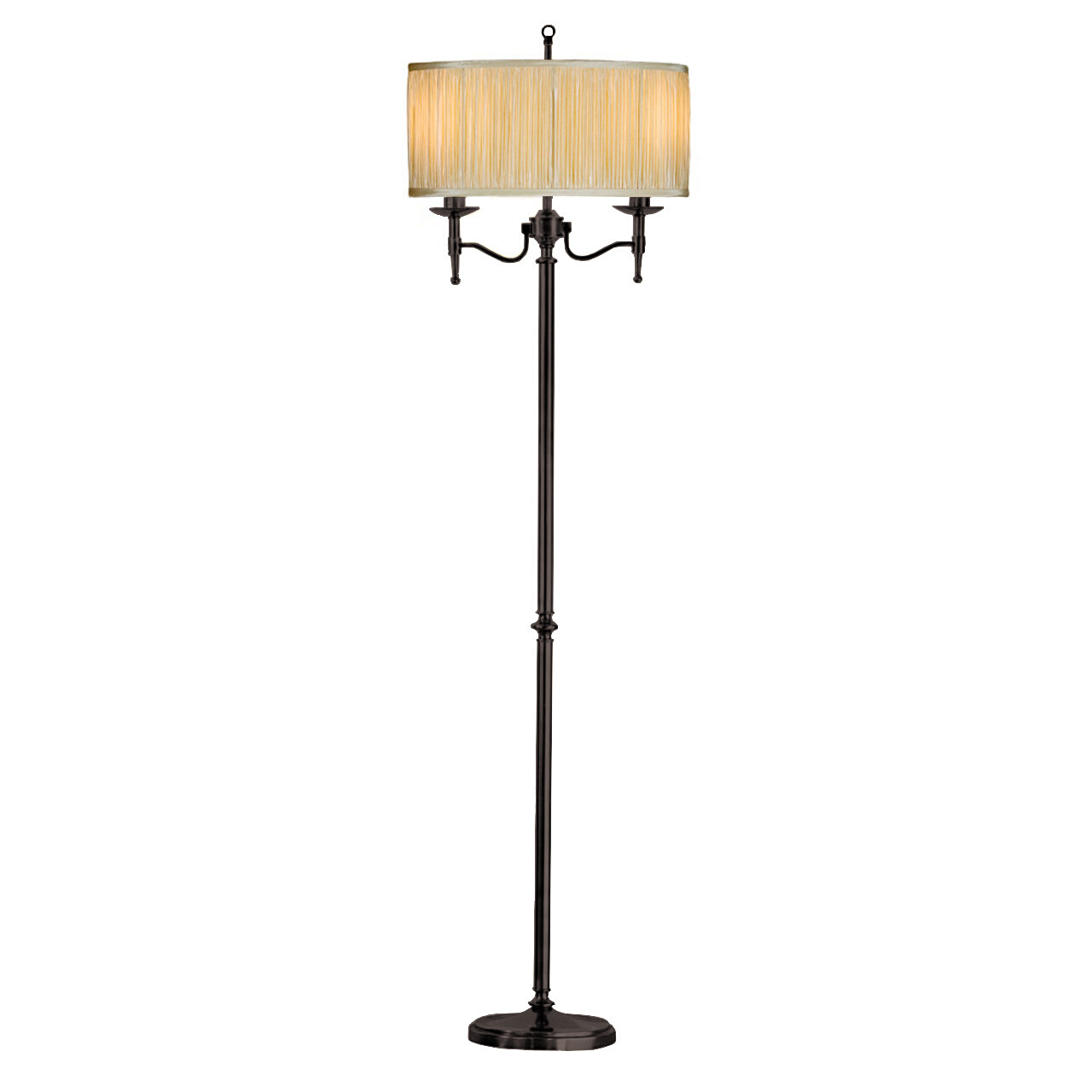 Stanford 2 Light Bronze Floor Lamp - Sand