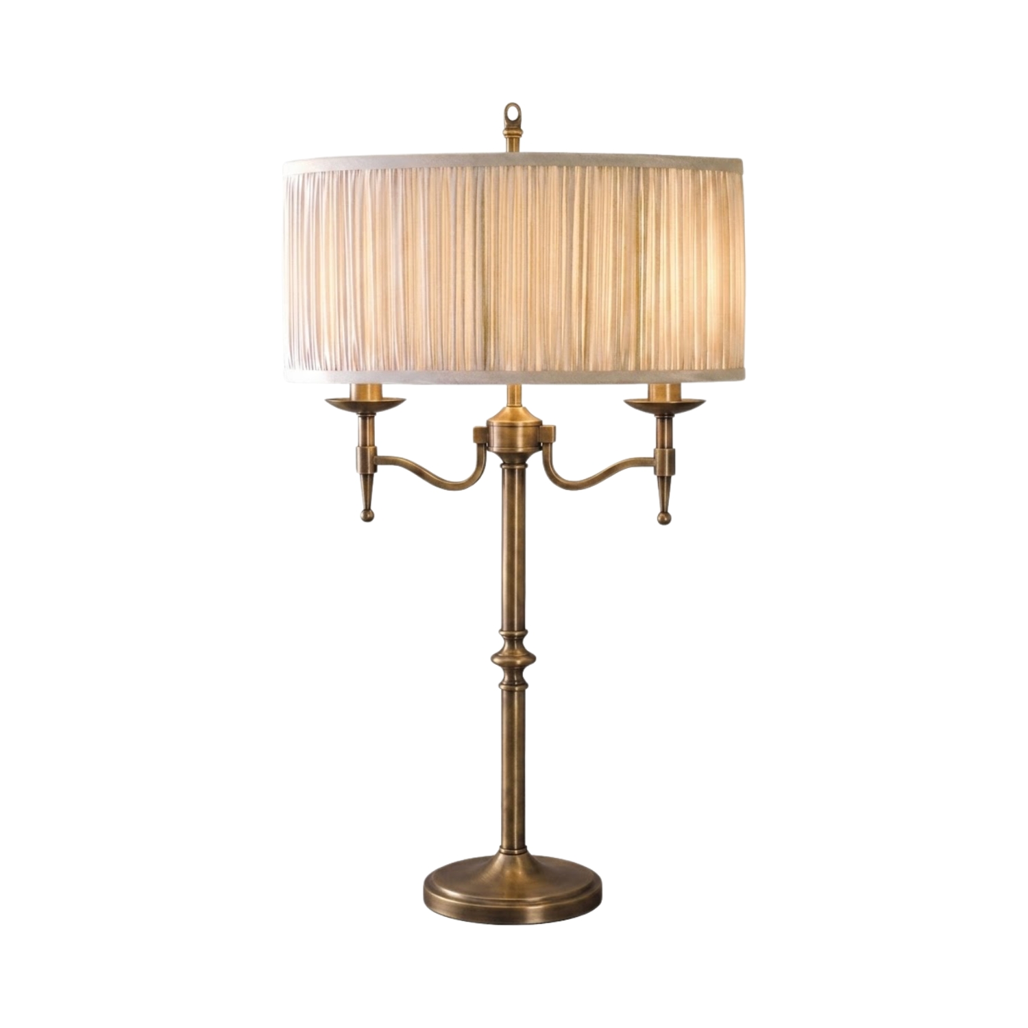 Stanford Bronze Table Lamp - Shimmer Grey