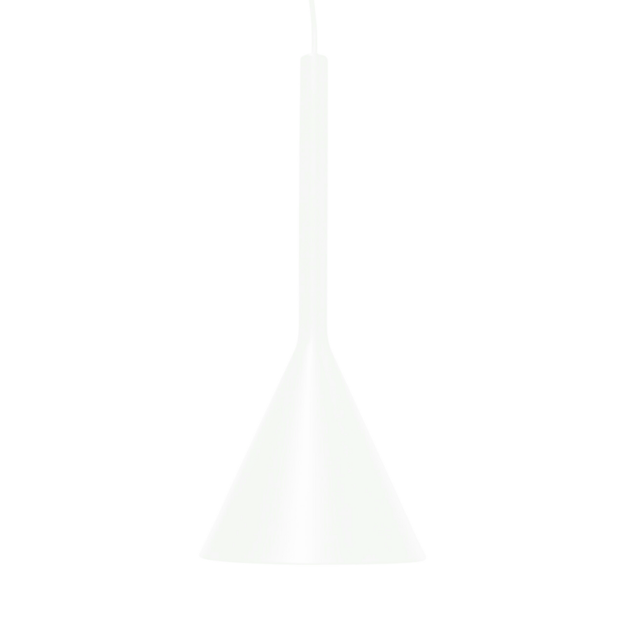 Blush White Cone Pendant Light