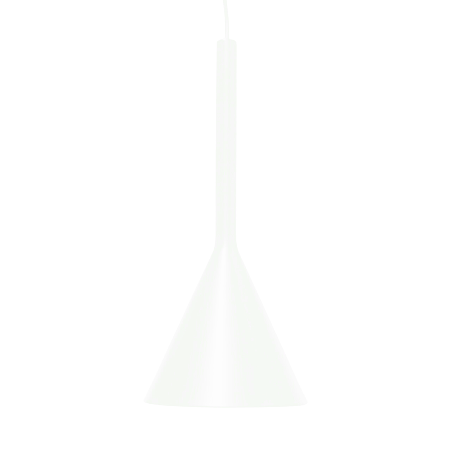 Blush White Cone Pendant Light