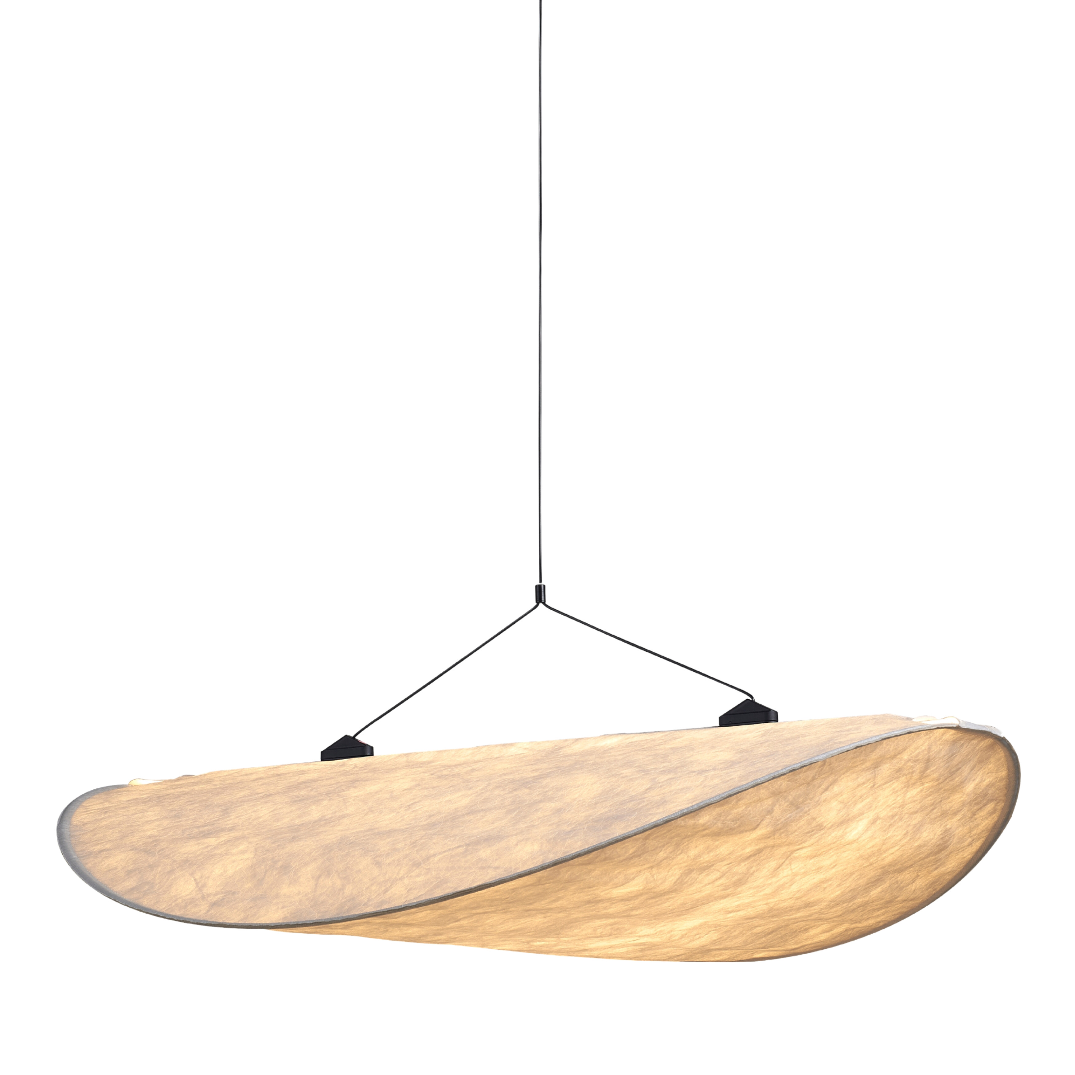 Carta Curved White LED Feature Pendant Light