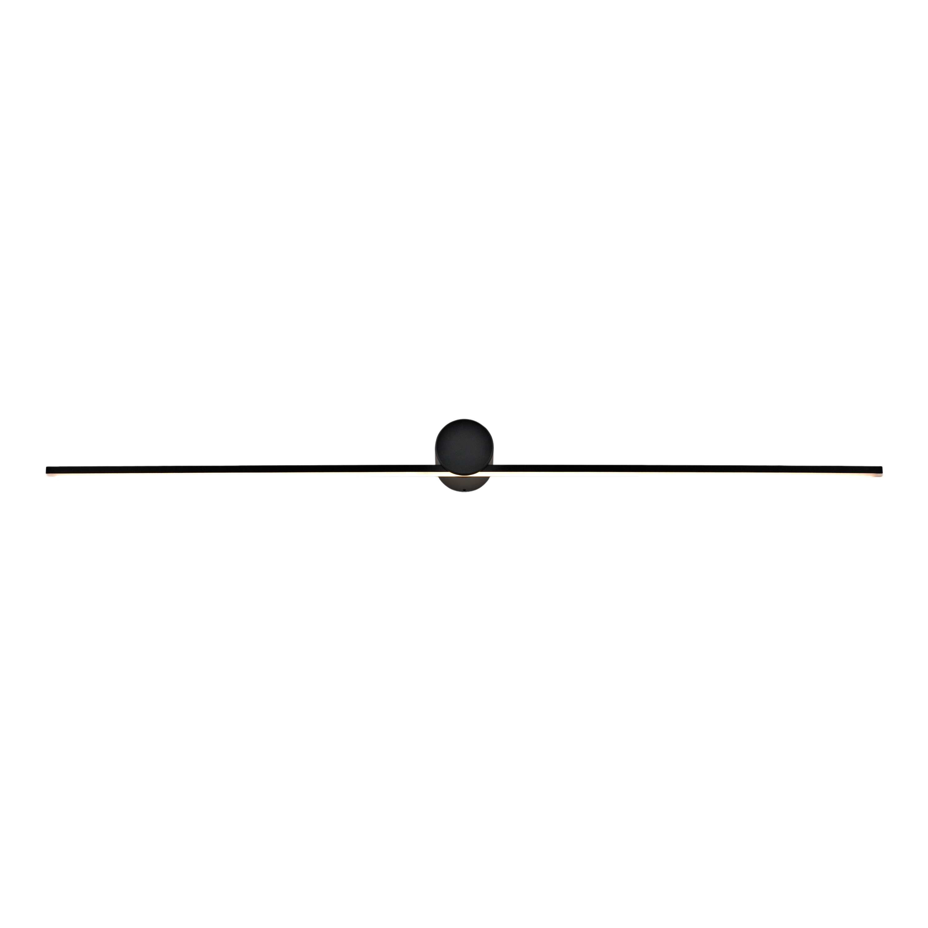Mirano Black Bathroom Vanity Mirror LED Wall Light