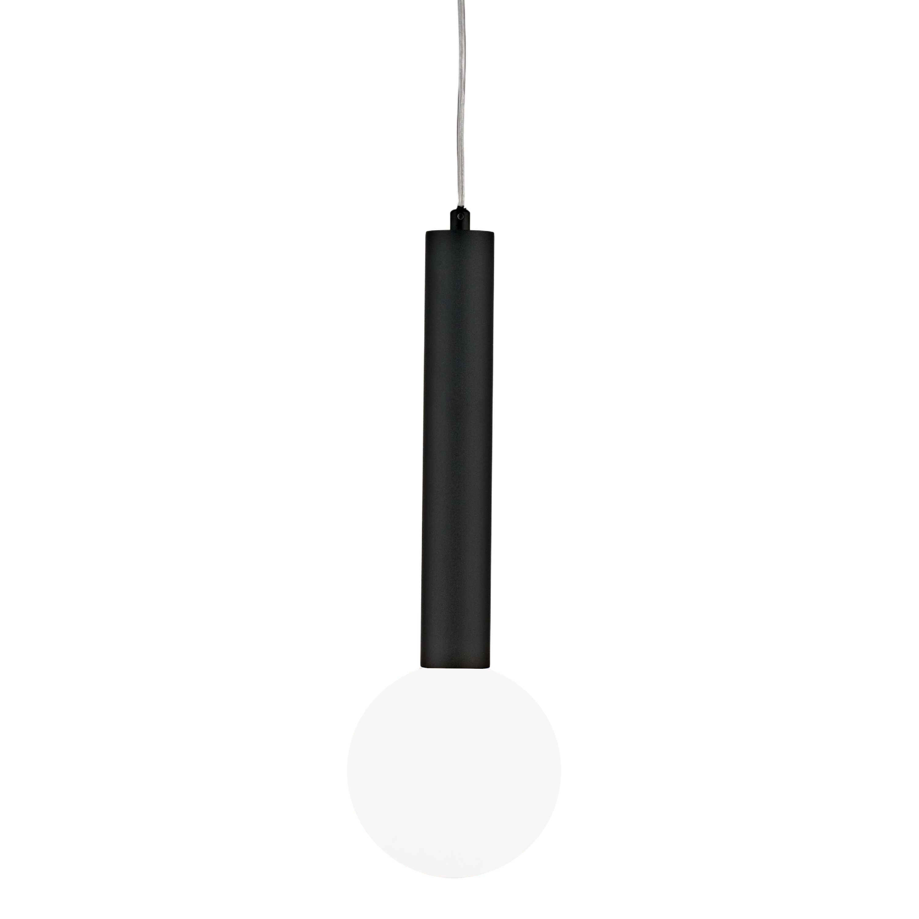 Beacon Black Tube Bathroom LED Pendant Light