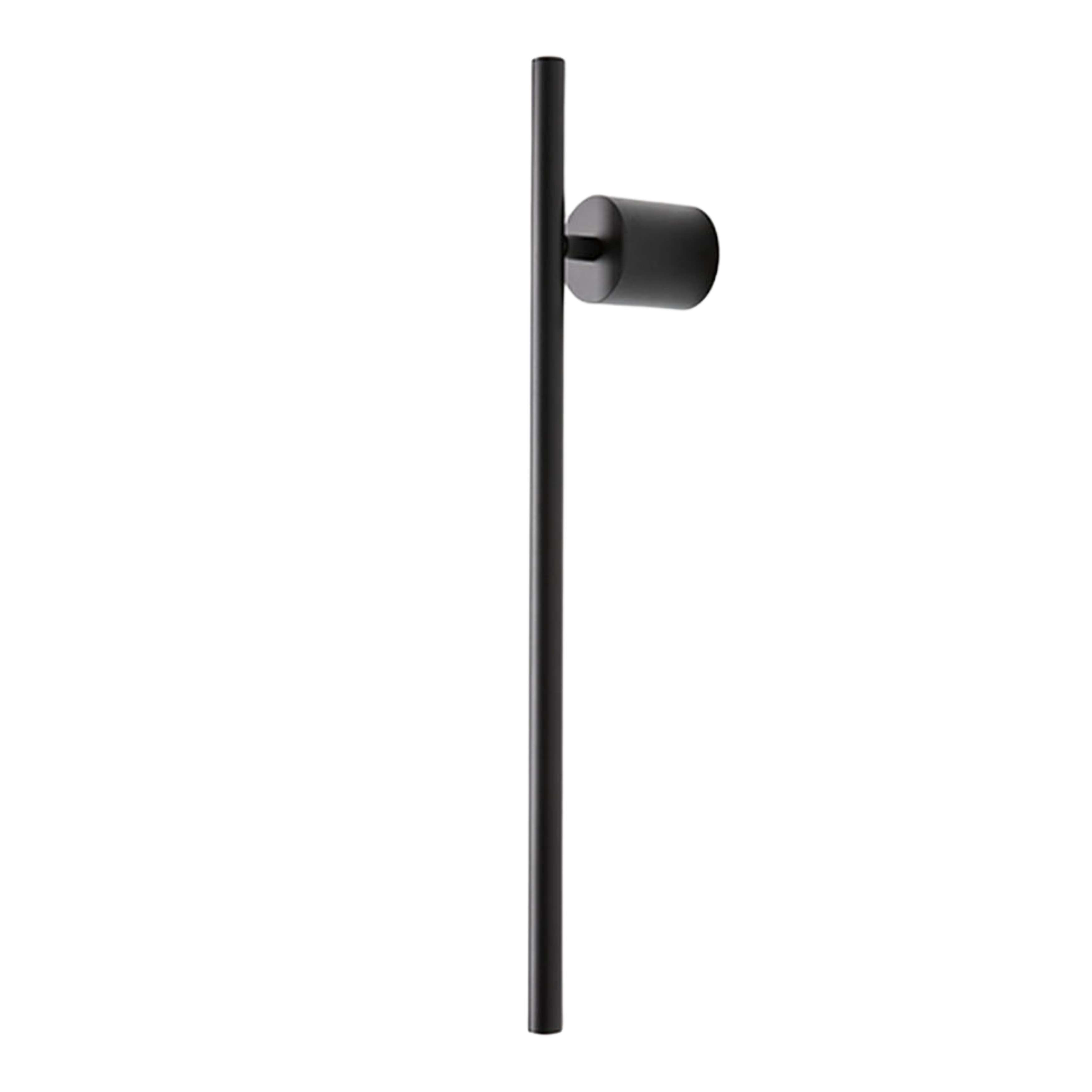 Clock Black Linear Accent Wall Light
