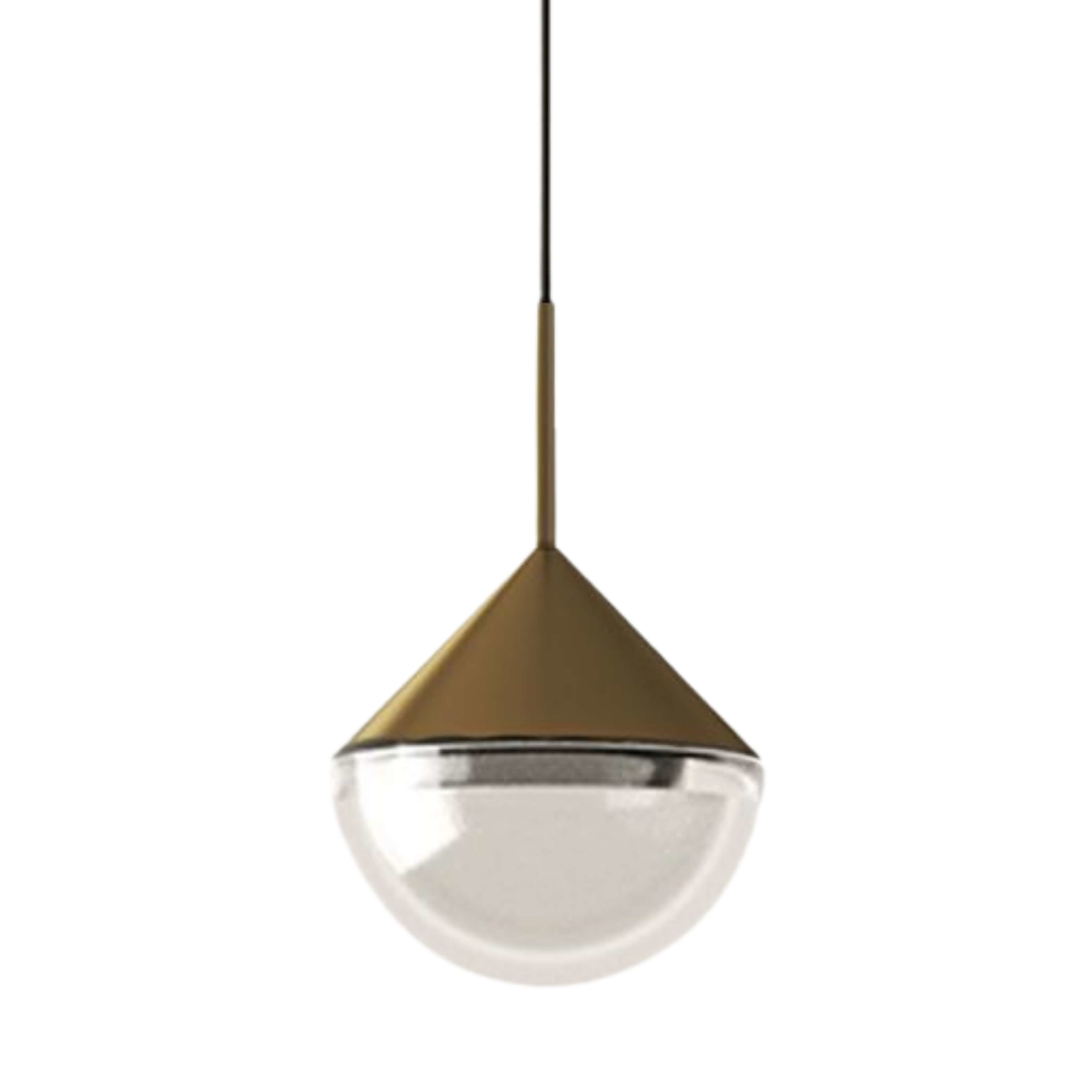 Nino Matt Brass Modern LED Pendant Light