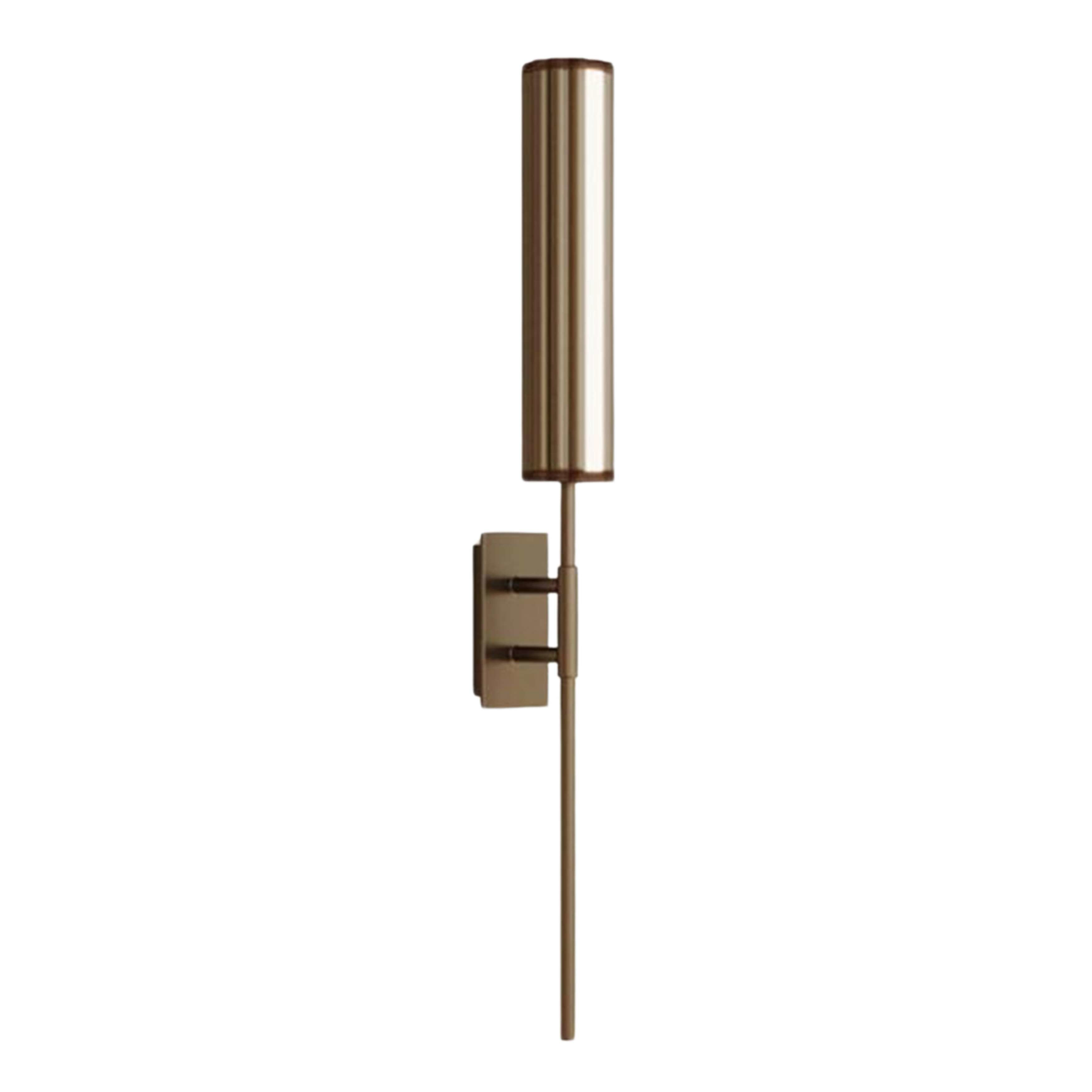 Niro Aged Gold Angular Wall Light