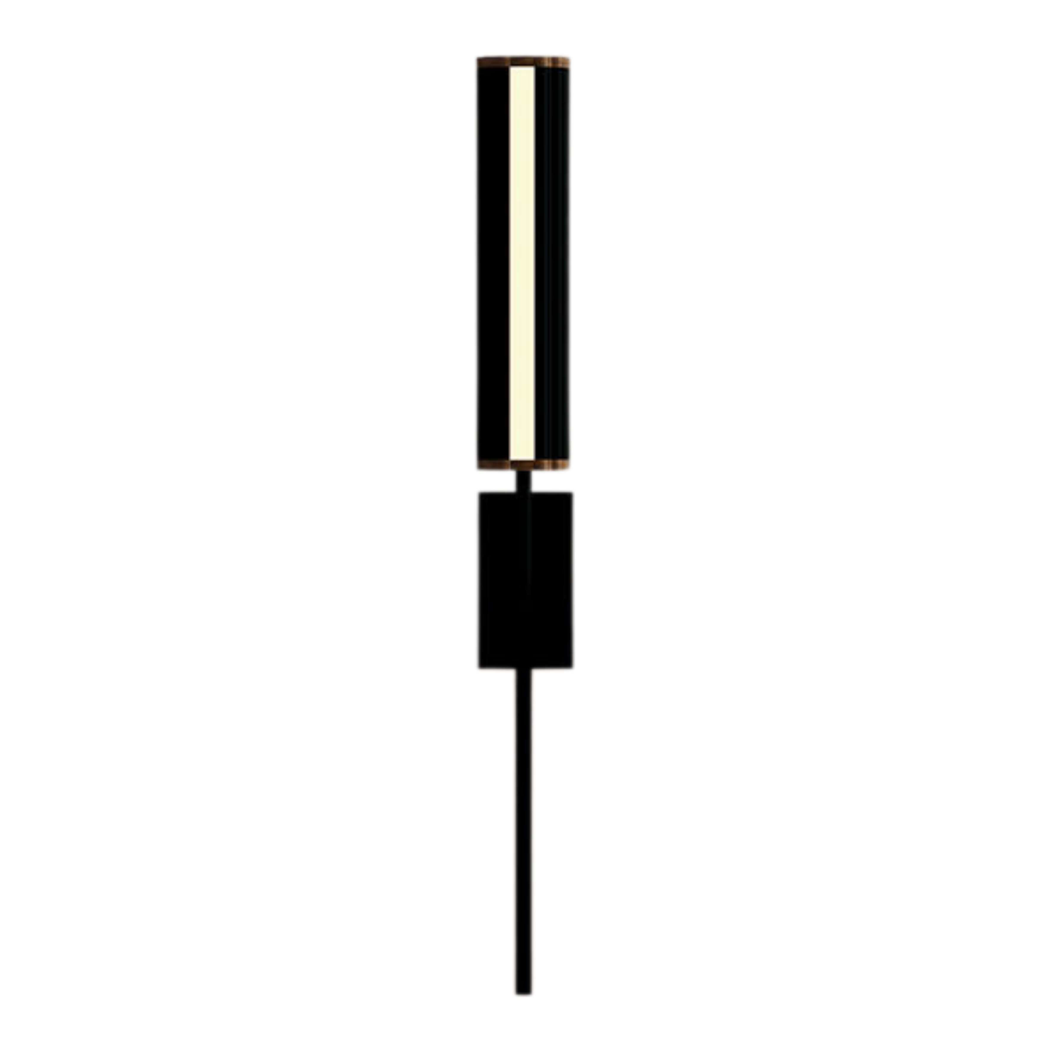Niro Matt Black Angular Wall Light