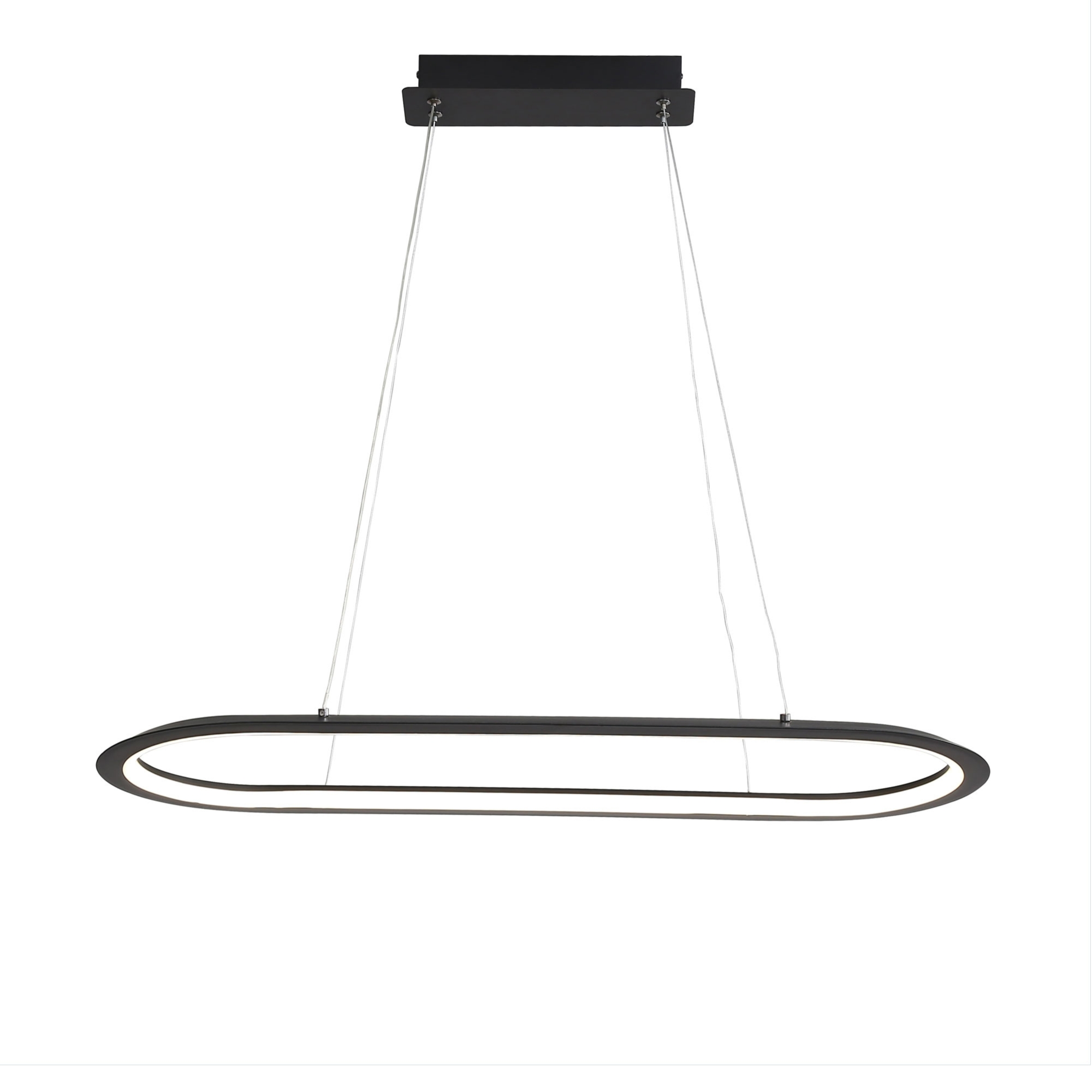 Emerine Black Oval CTS LED Pendant Light