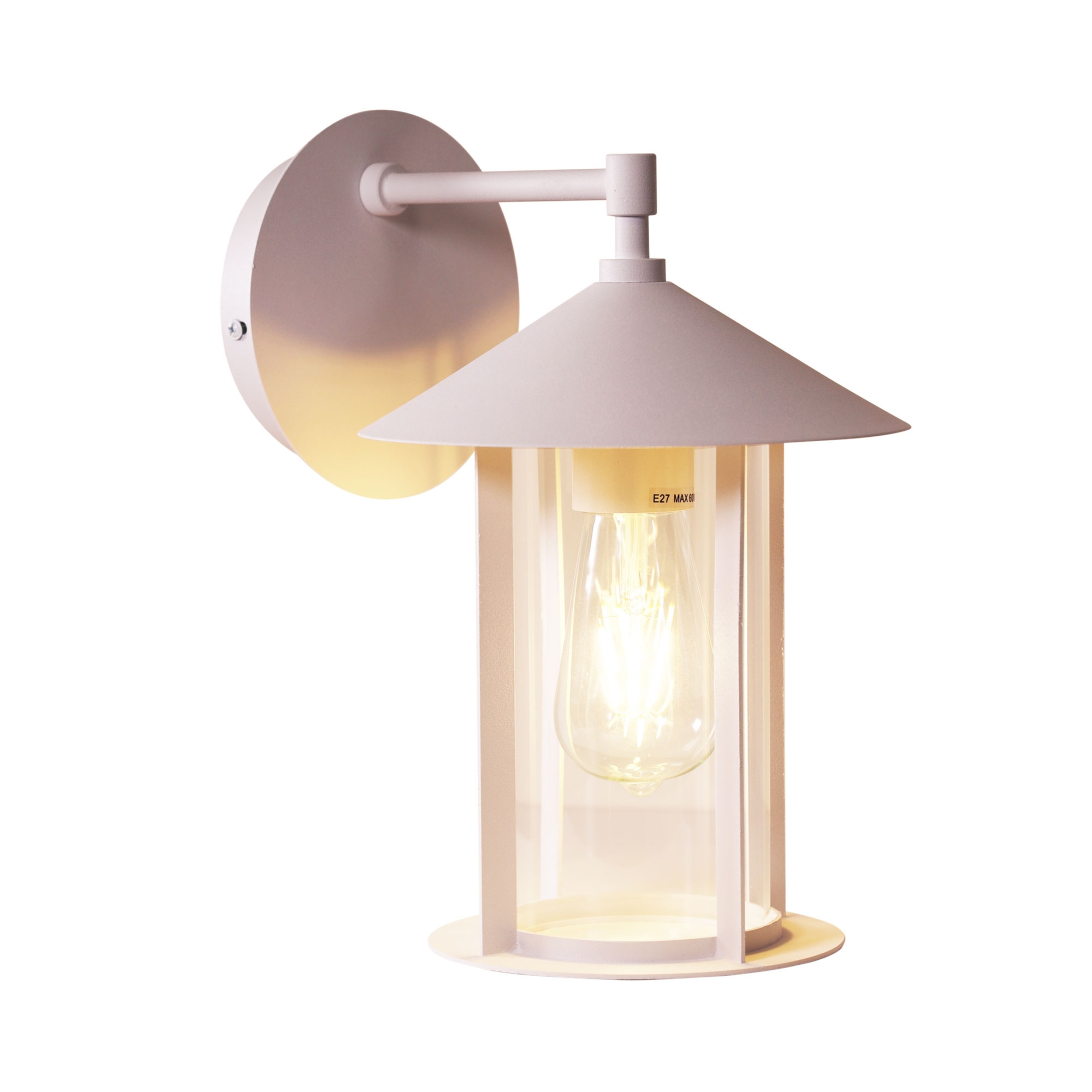 Helsinki White Transitional Outdoor Coach Wall Light
