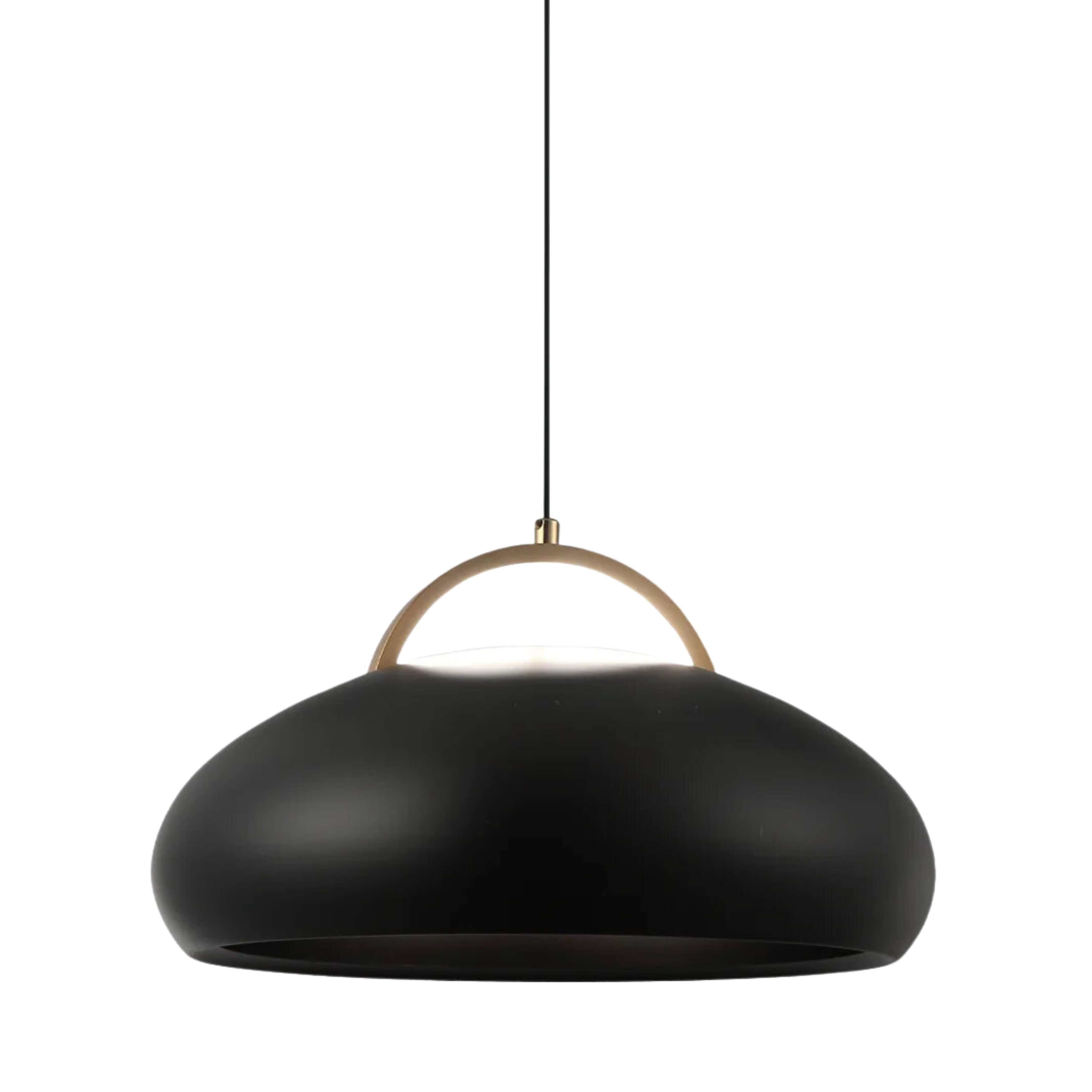 Reiko Black 3CCT LED Dome Pendant Light