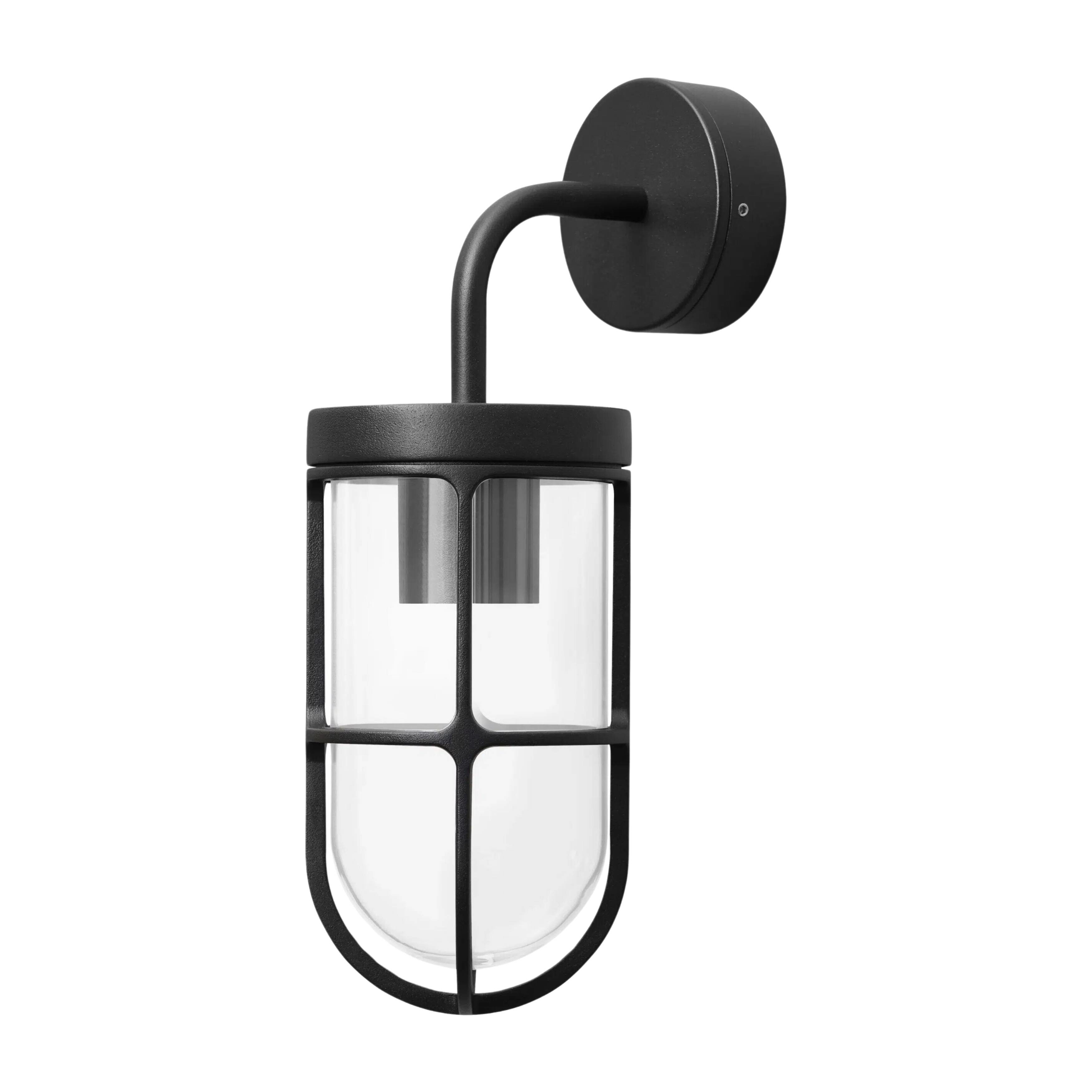 Bronte Matt Black Outdoor Wall Light