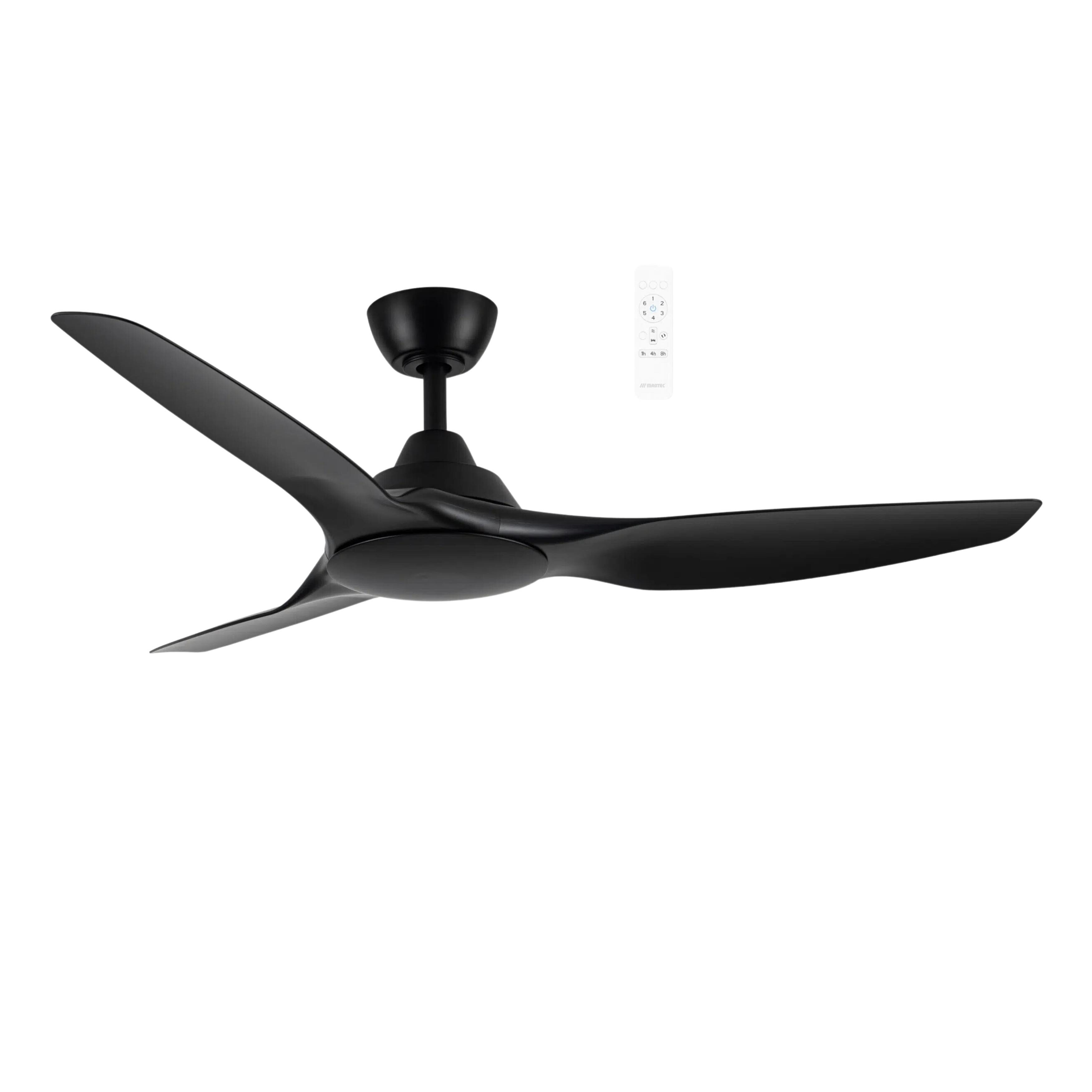 Impact 52" Smart DC Ceiling Fan - Matt Black