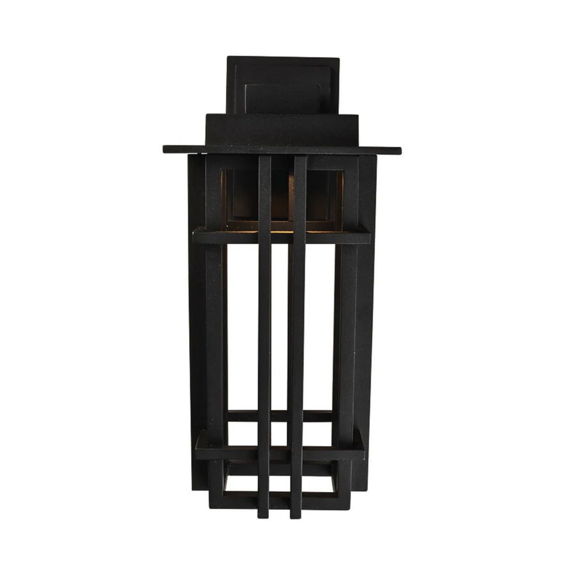 Easton Matt Black LED Exterior Wall Light