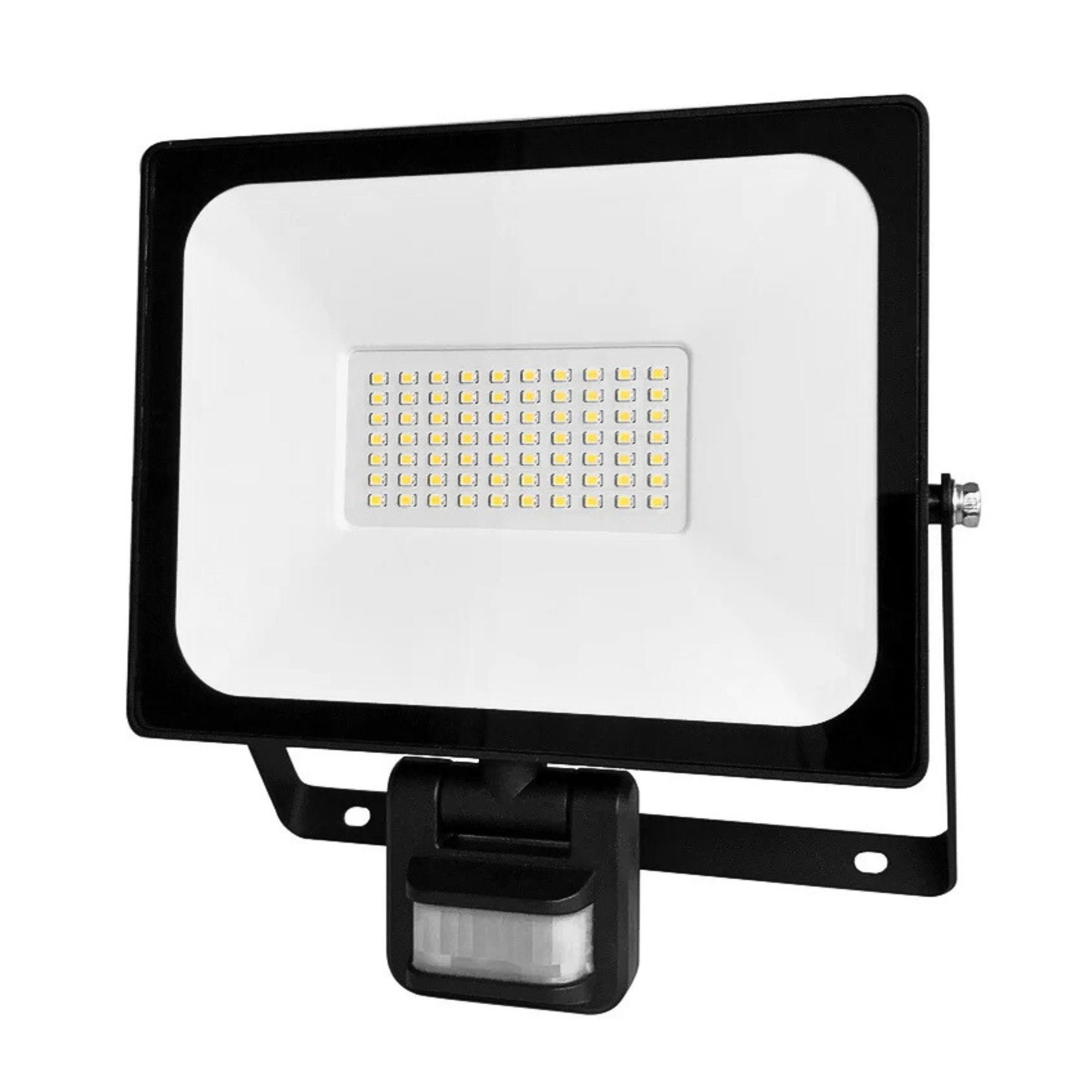 Beckham 50W Black DIY LED Floodlight with Sensor