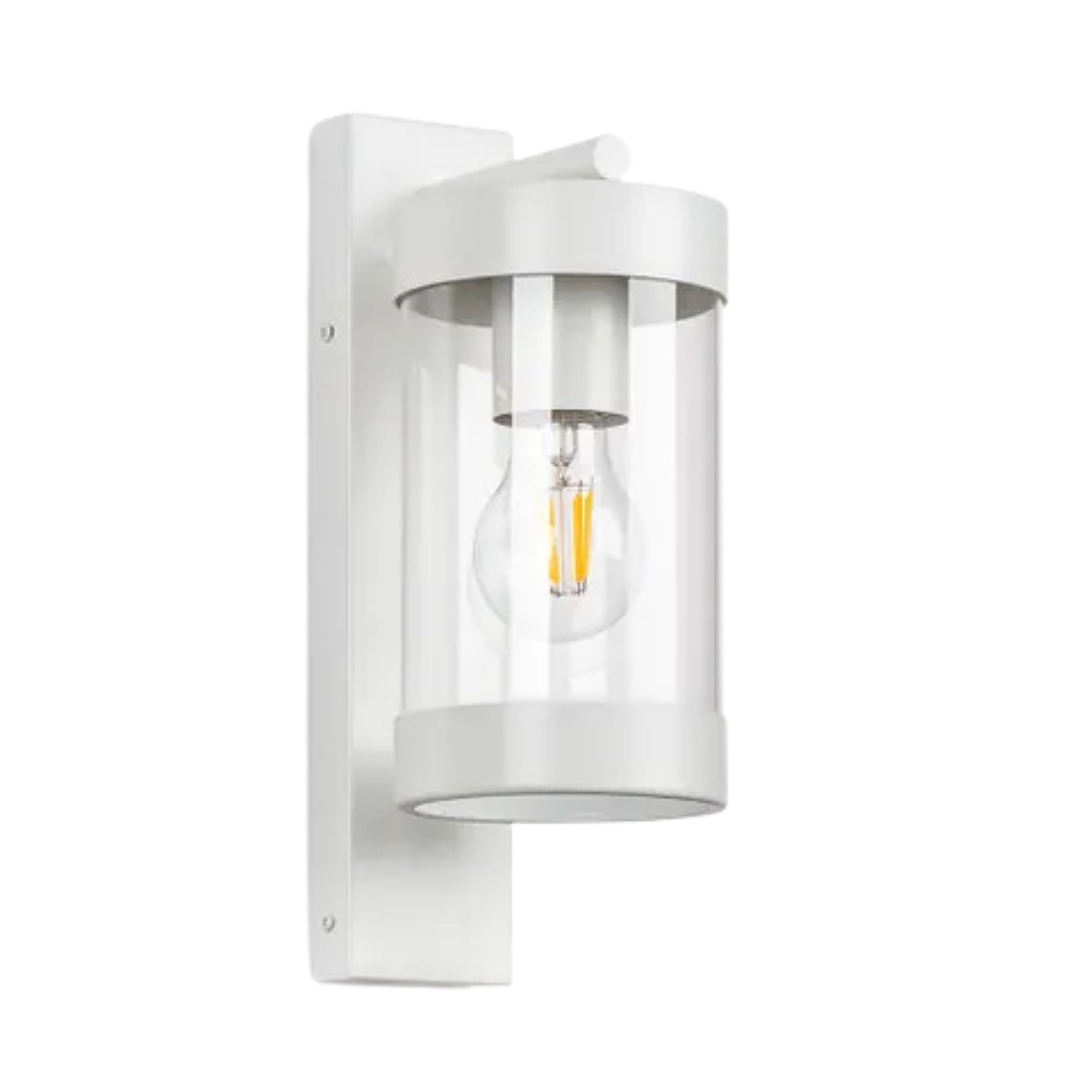 Idaho White IP43 Modern Wall Light