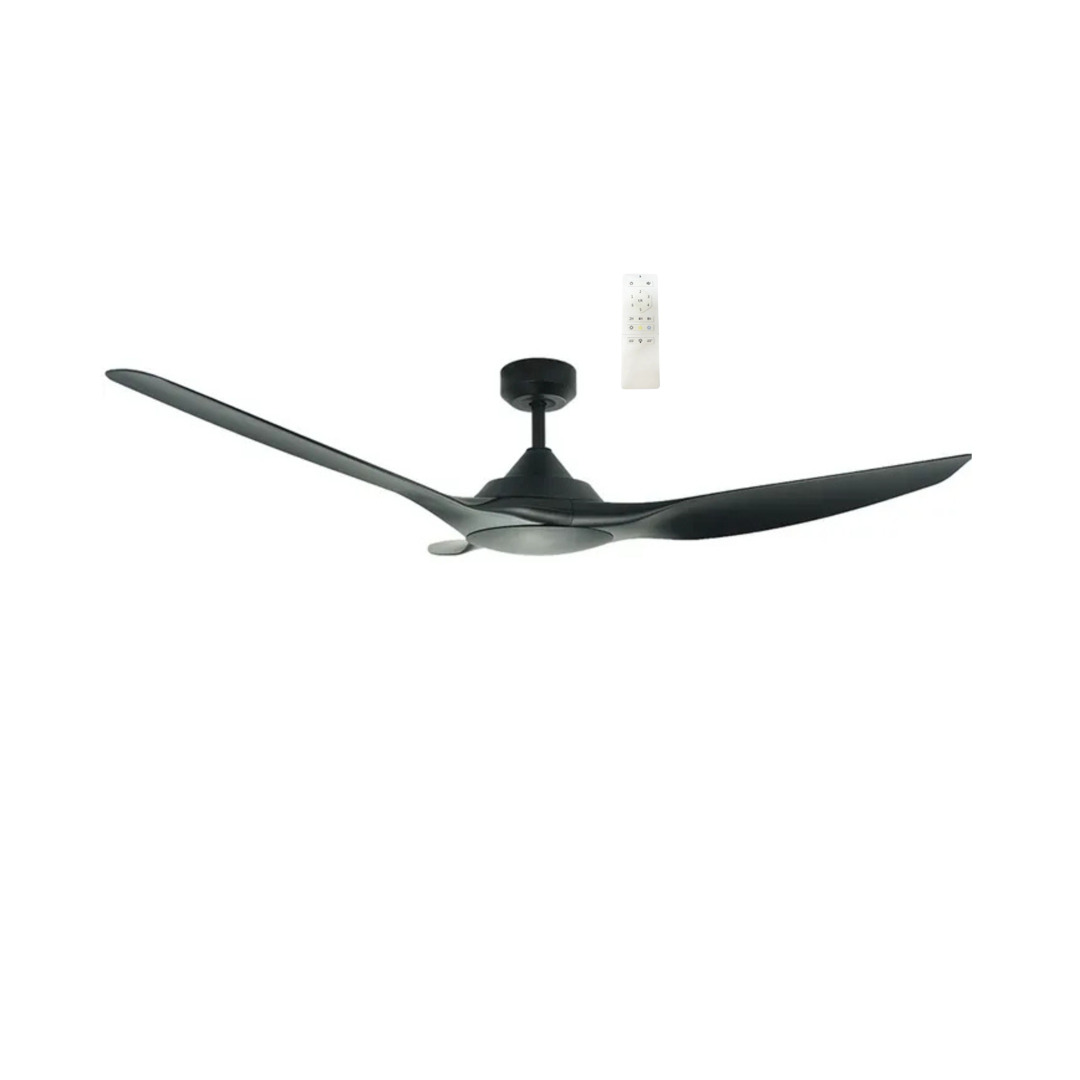Raven RWS 46" Smart DC Ceiling Fan - Black