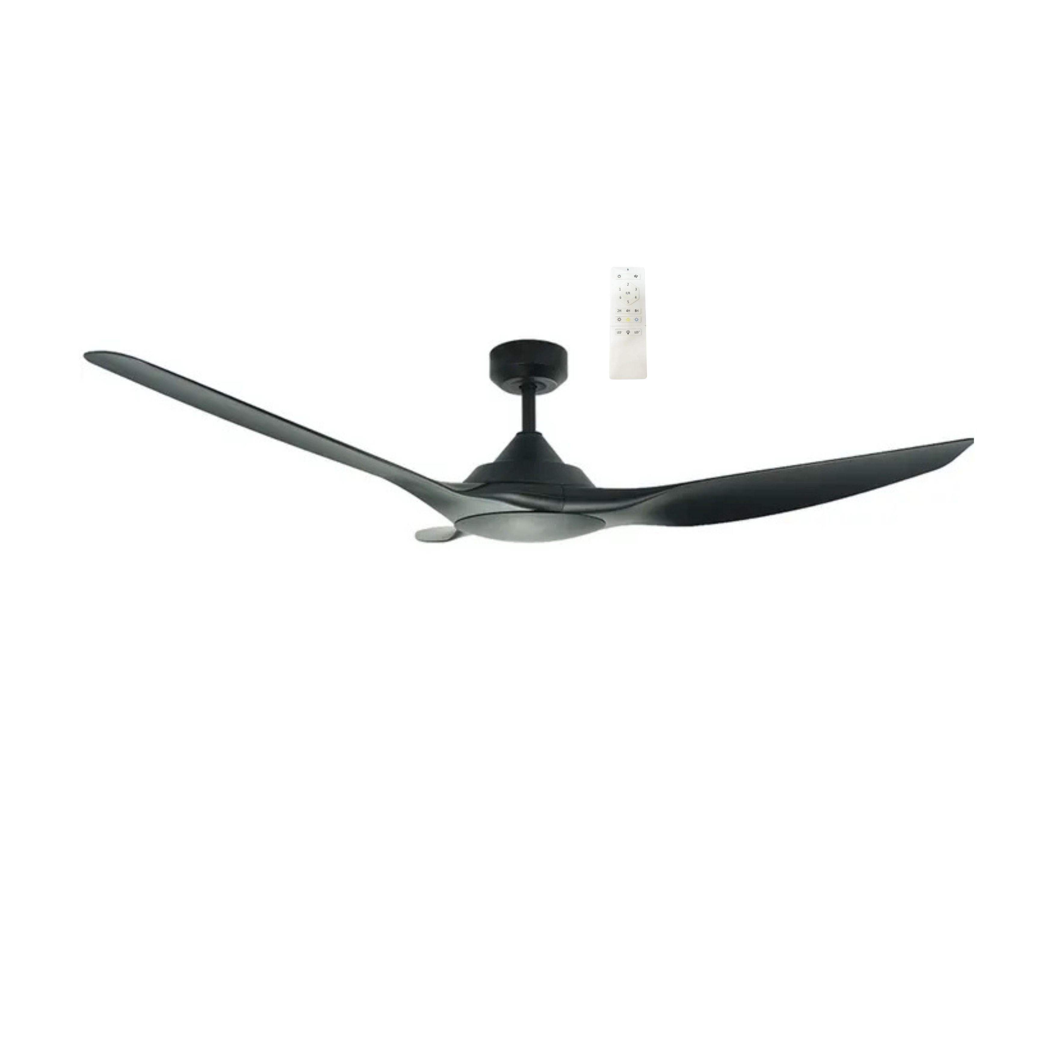 Raven RWS 52" Smart DC Ceiling Fan - Black
