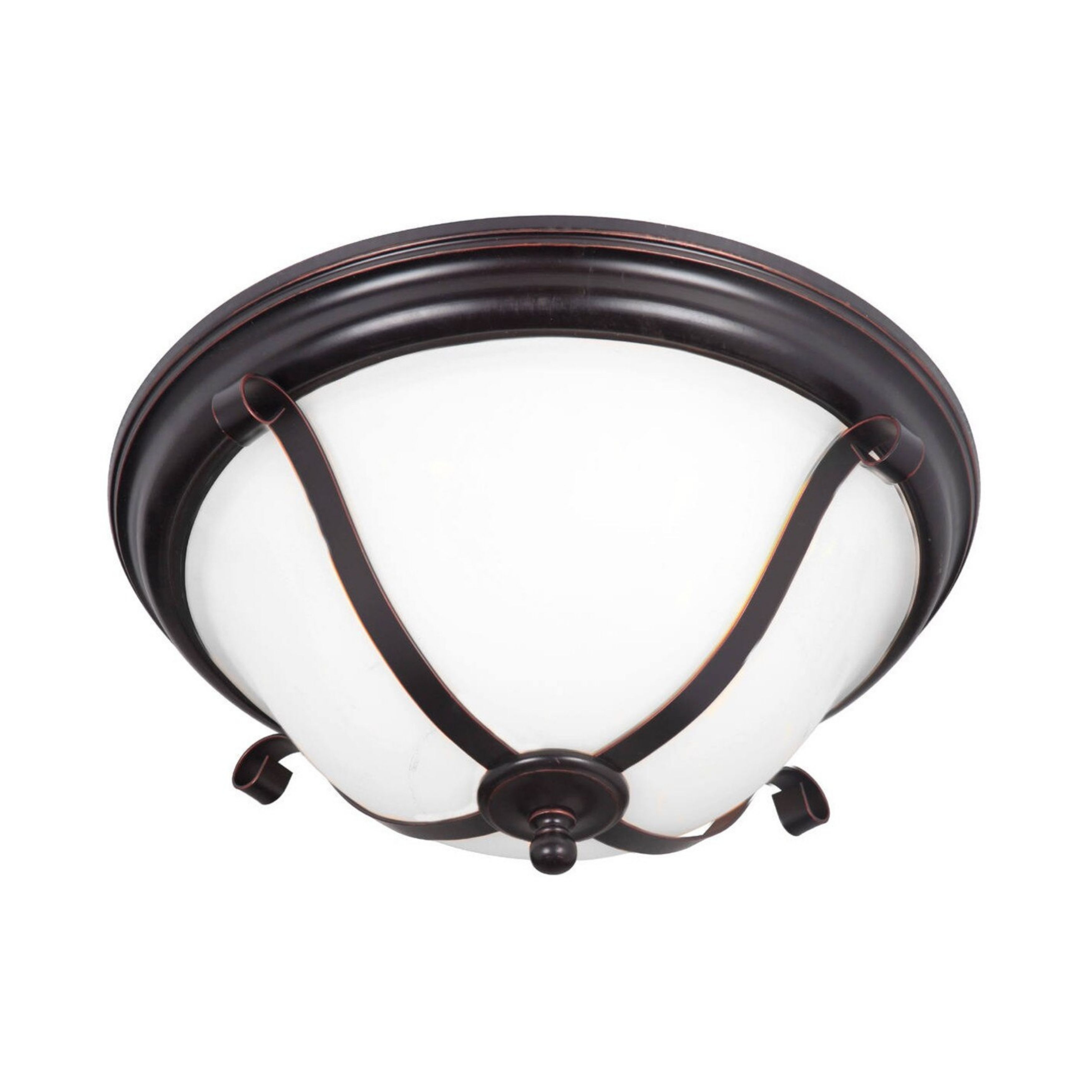 Dallas 3 Light Bronze Oyster Light