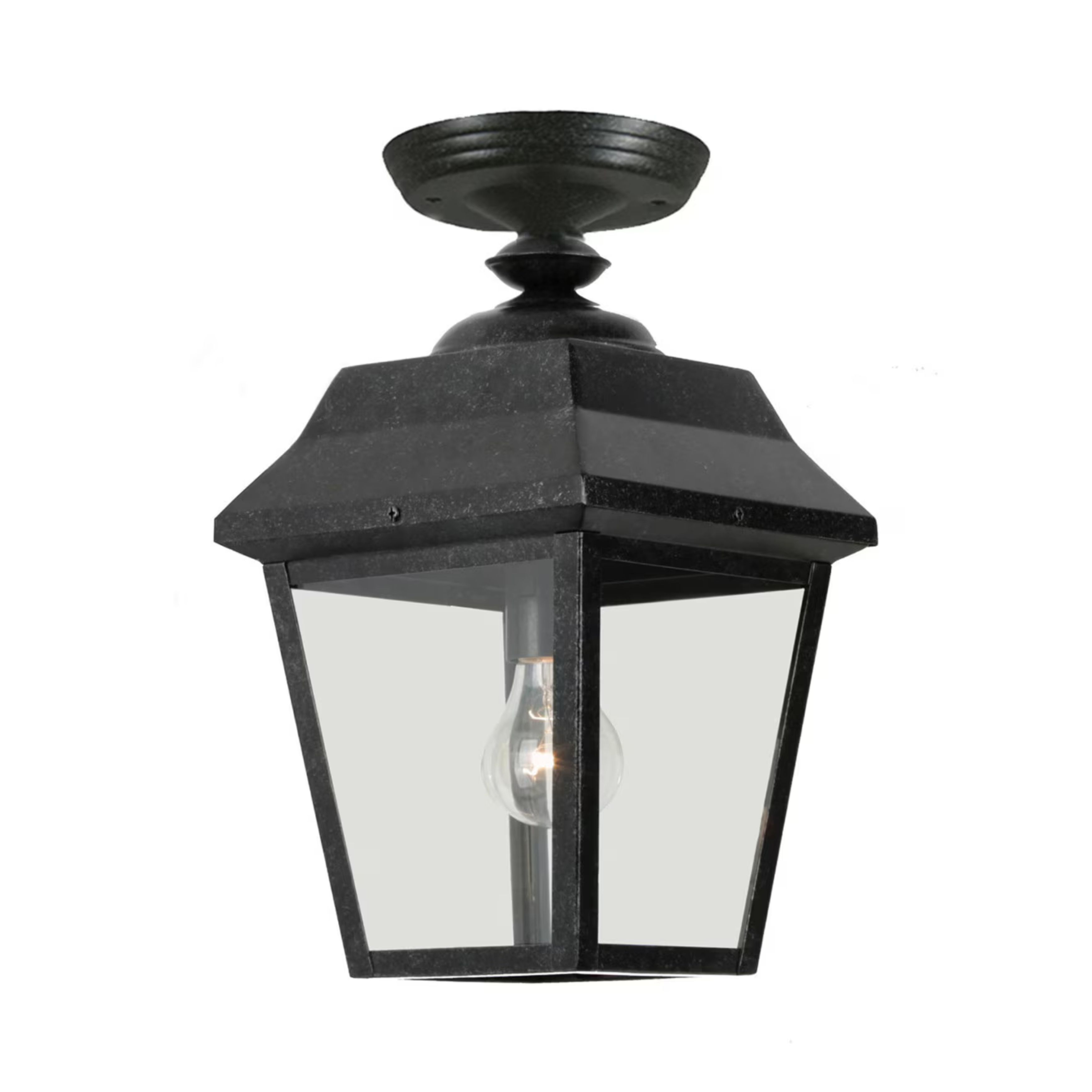 Fairlight Antique Black Lantern Under Eave Light