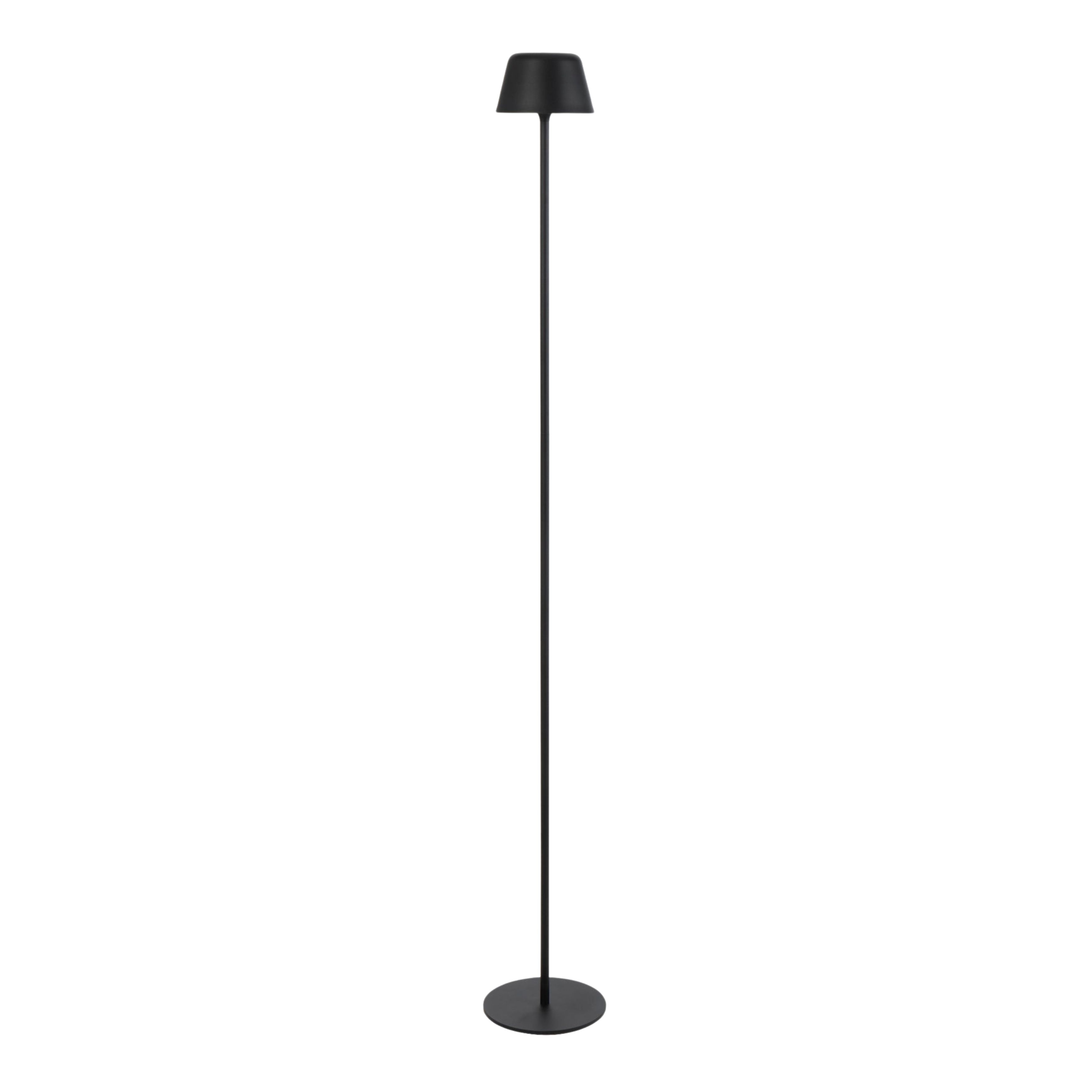 Bursa Black IP54 3CCT LED Floor Lamp with Touch Dimming