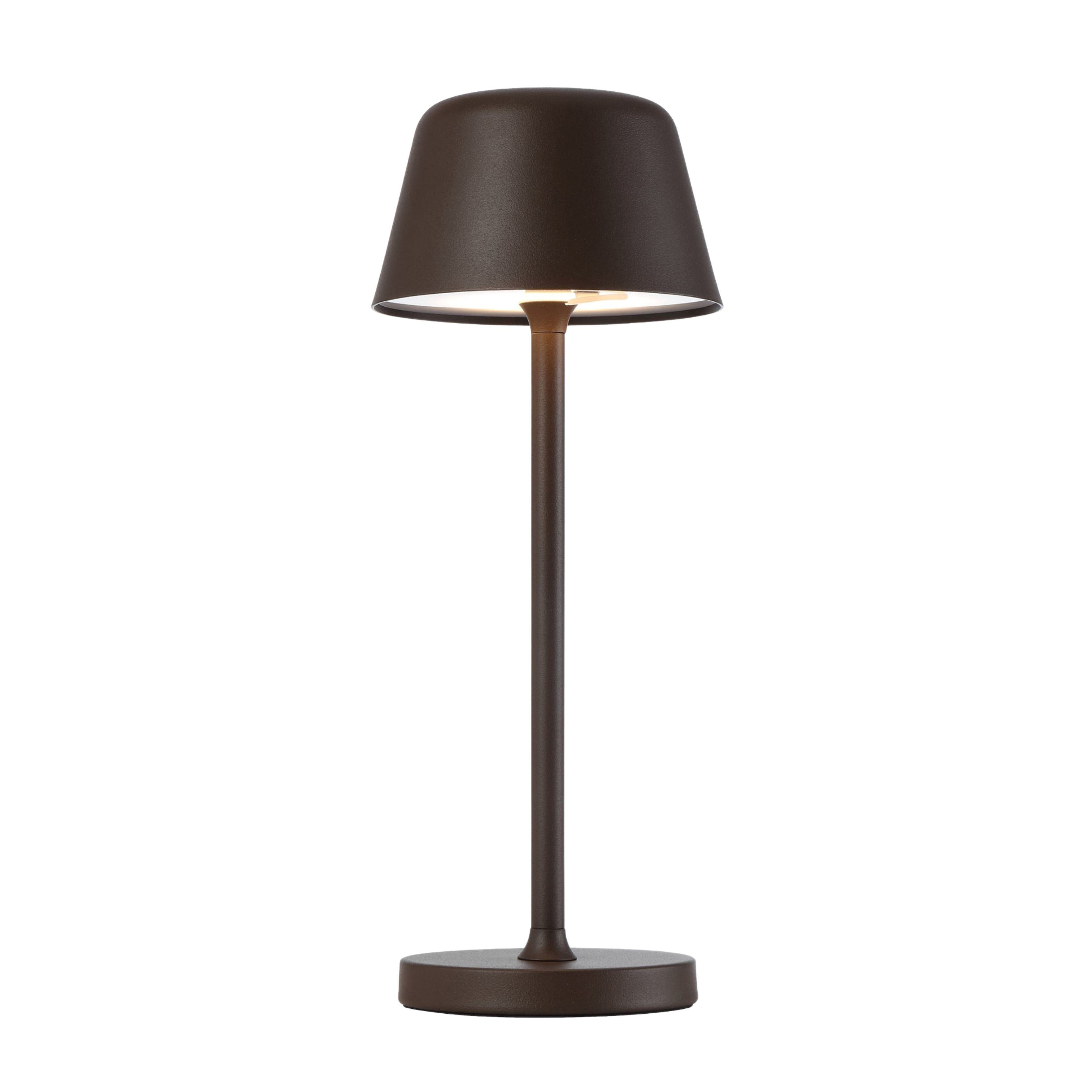 Bursa Brown IP54 3CCT LED Table Lamp with Touch Dimming