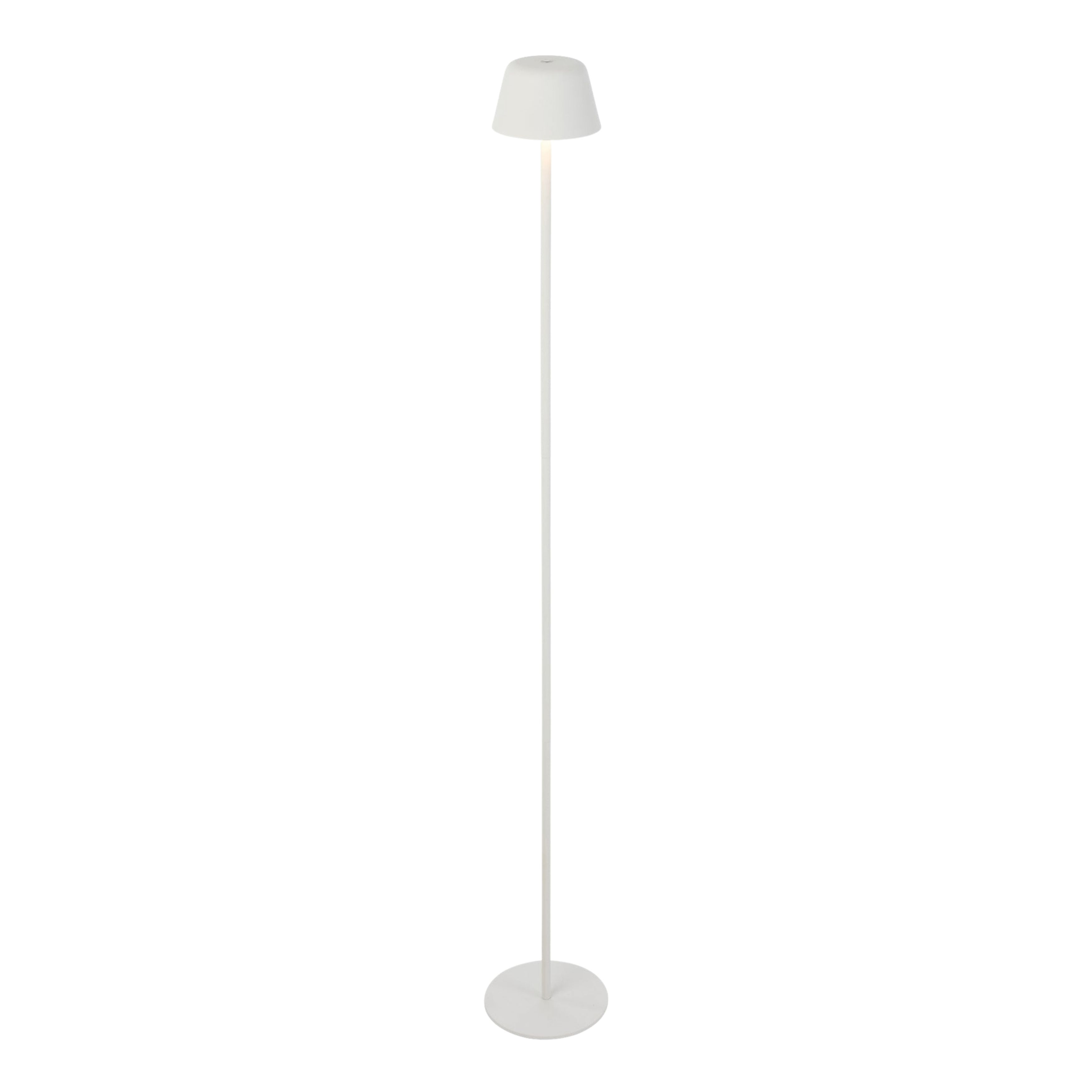Bursa White IP54 3CCT LED Floor Lamp with Touch Dimming