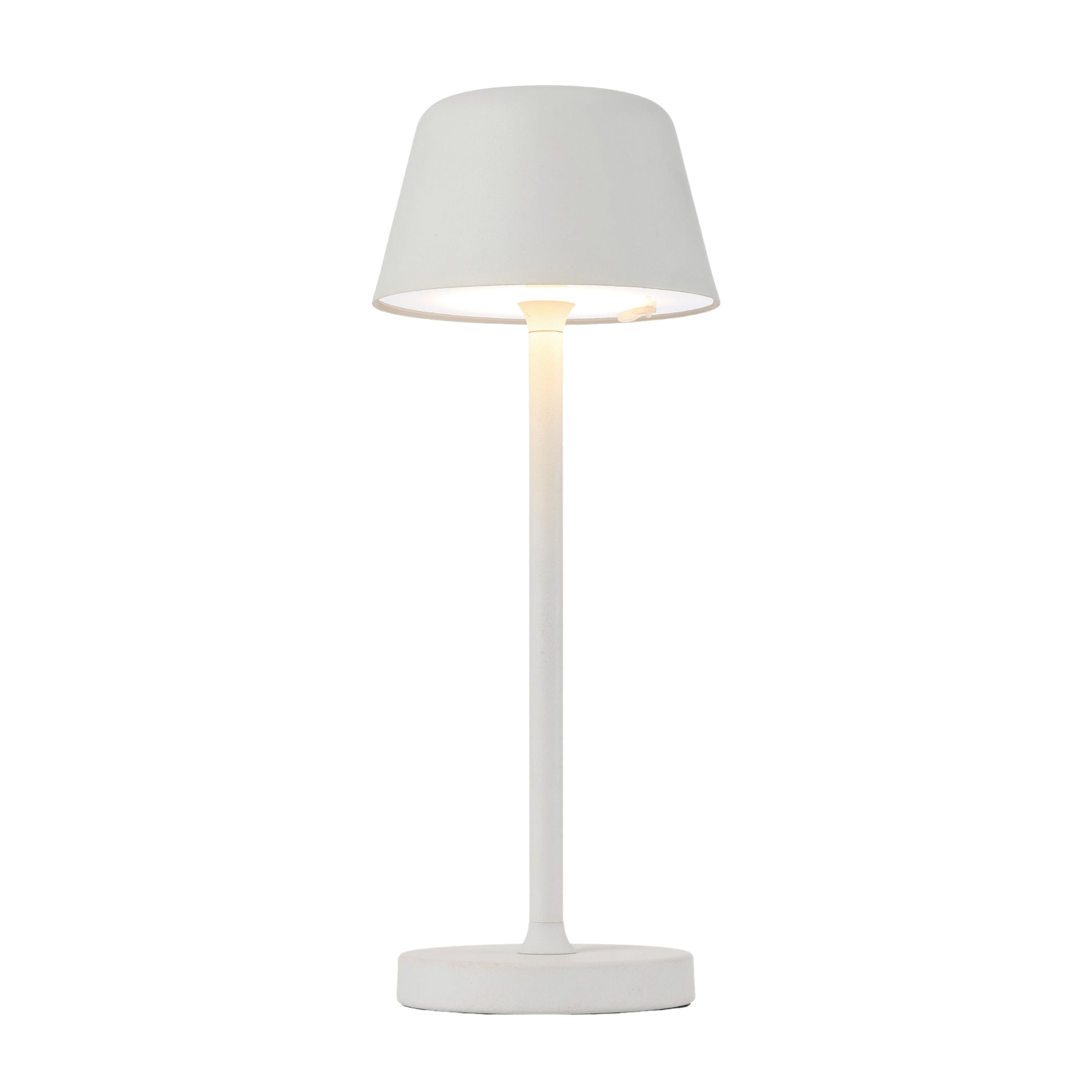 Bursa White IP54 3CCT LED Table Lamp with Touch Dimming