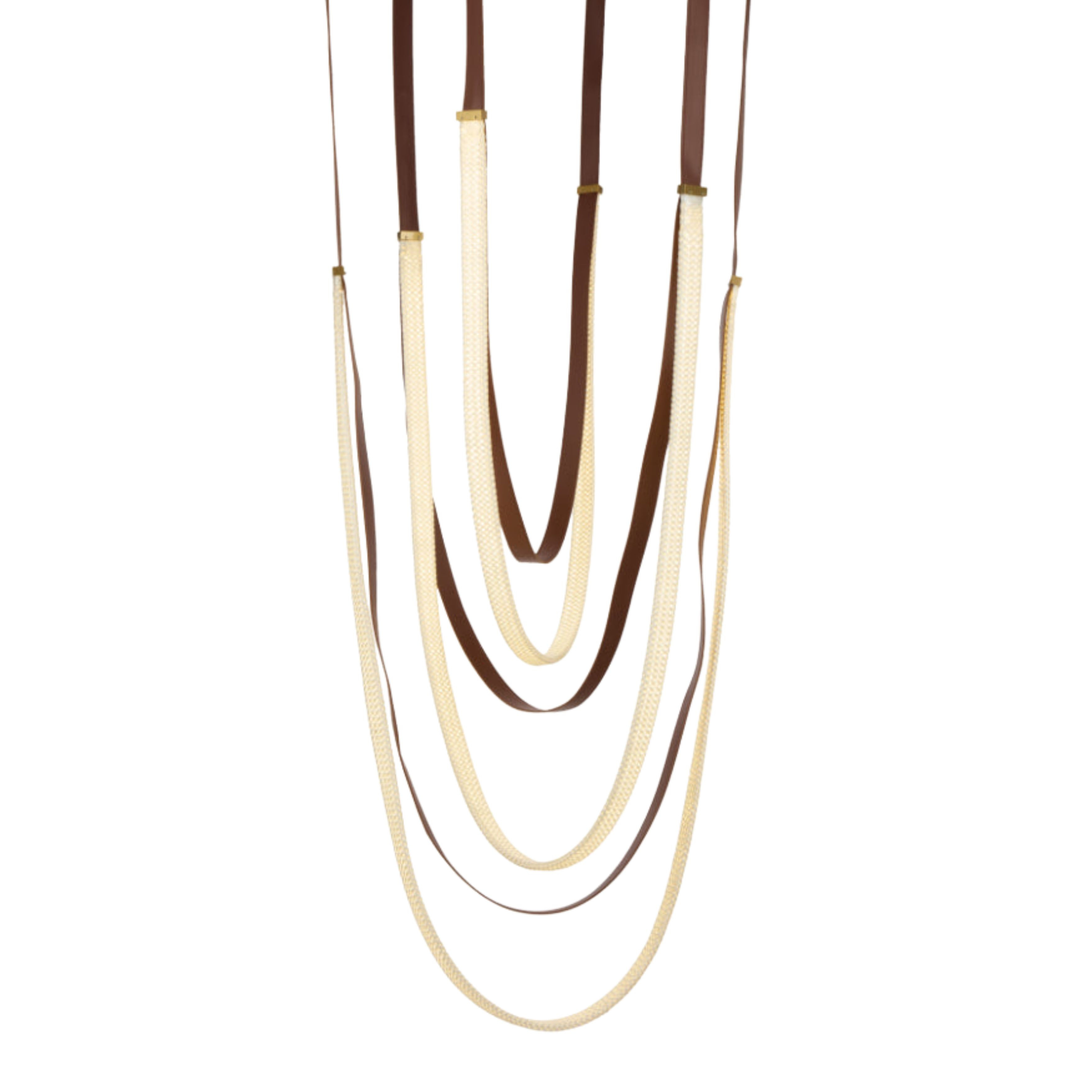 Camden Vegan Leather Feature LED Pendant Light