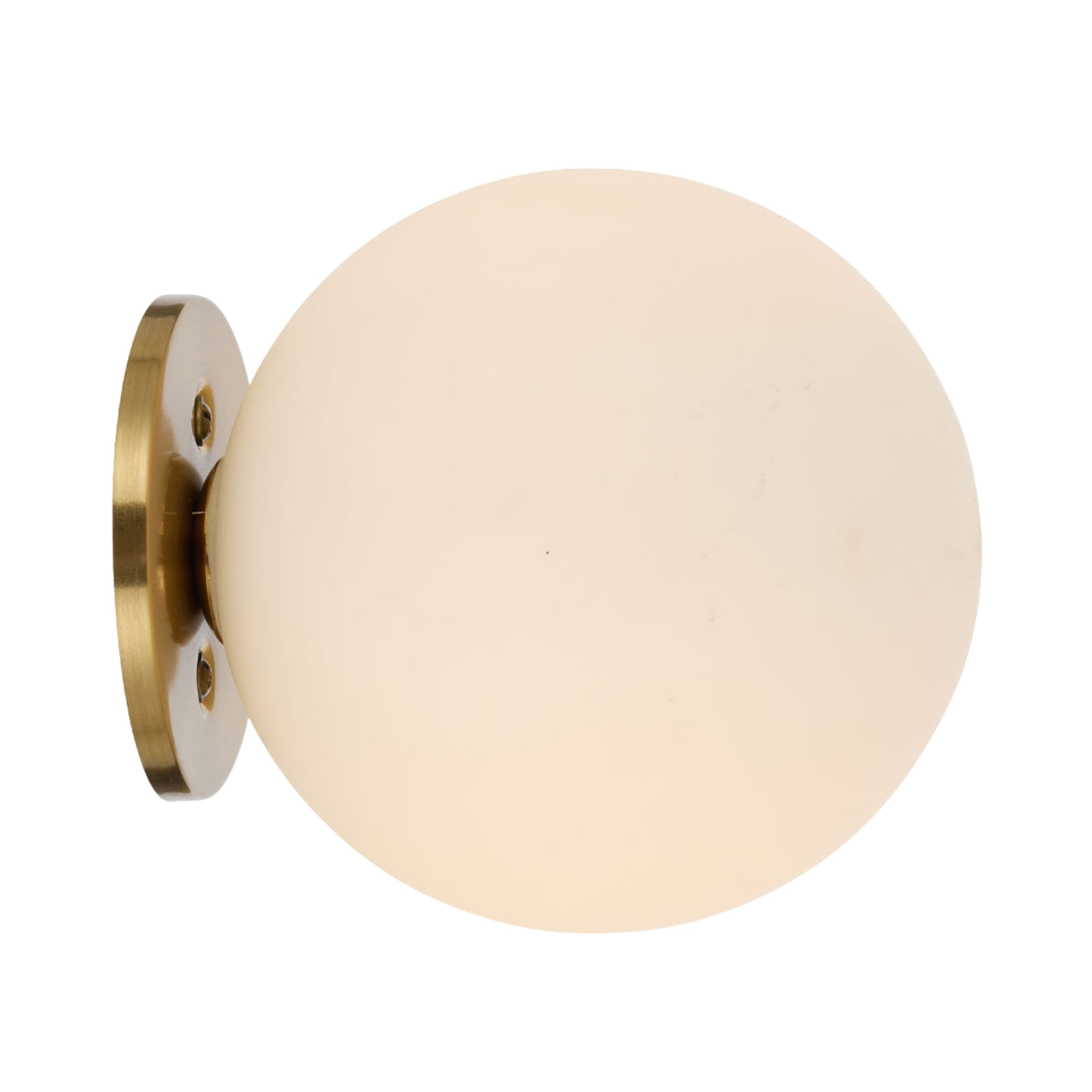 Grayson Opal Matt Glass Gold Wall Light