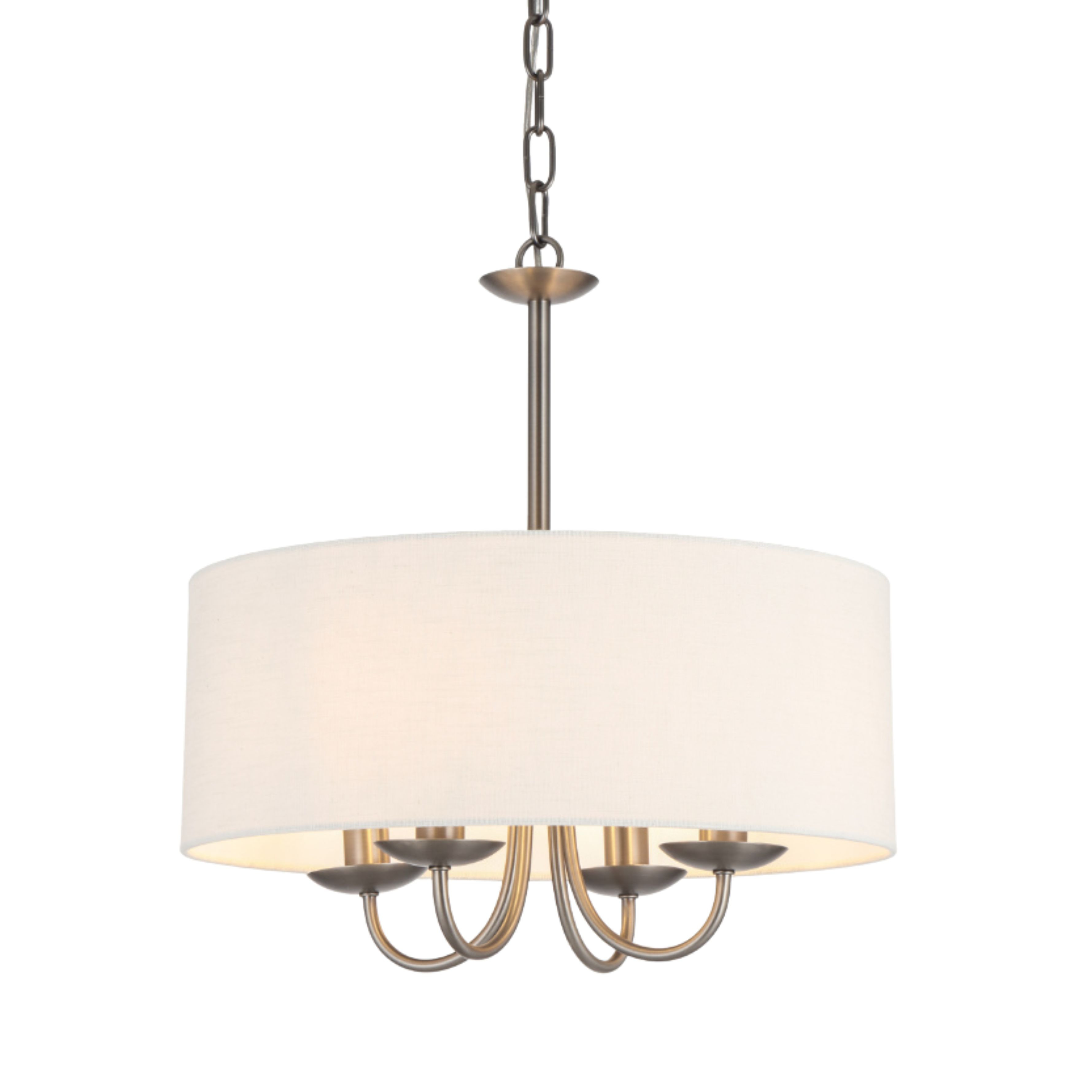 Gustavia 4 Light Nickel Transitional Pendant