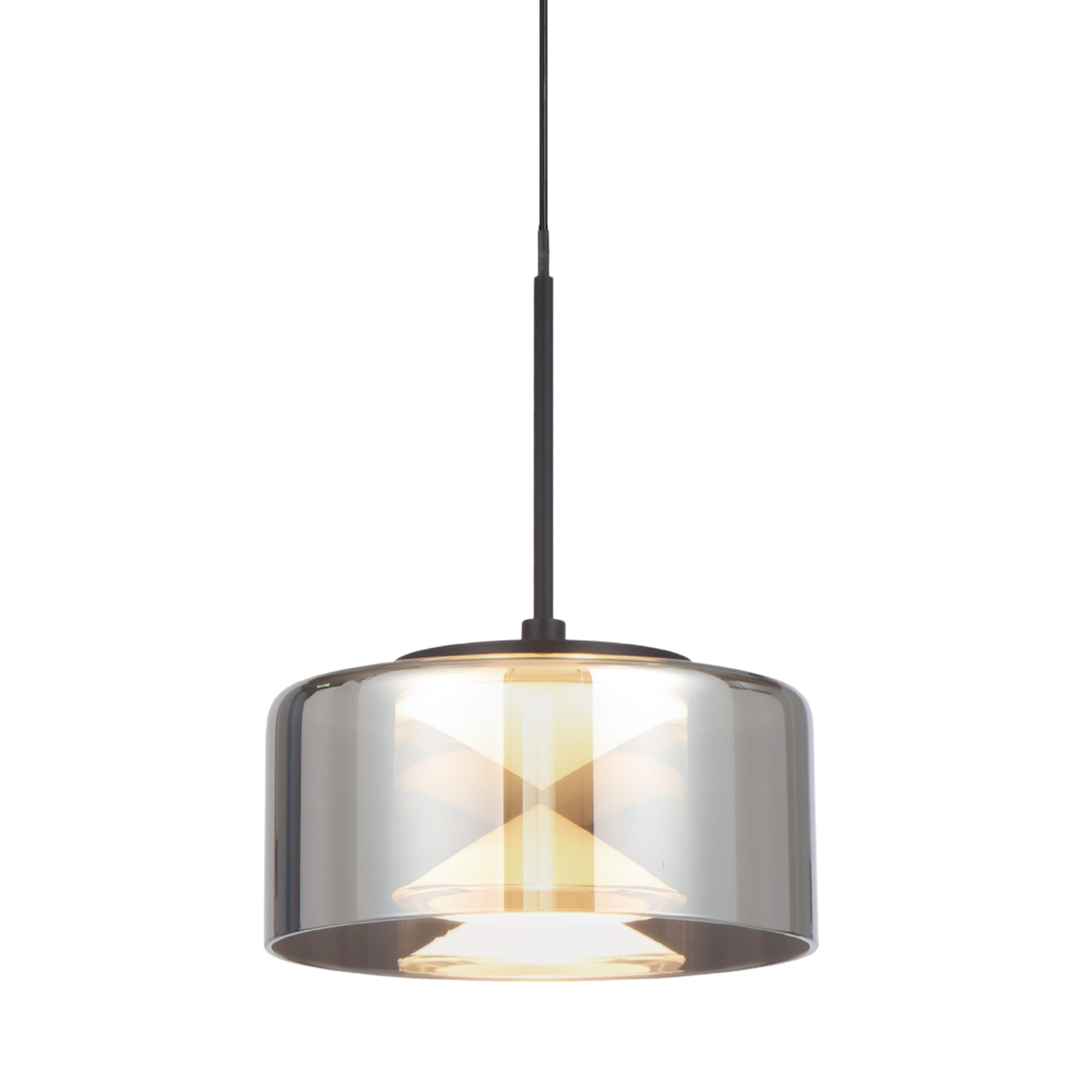 Juliaca Smoke Glass 3CCT LED Cluster Pendant
