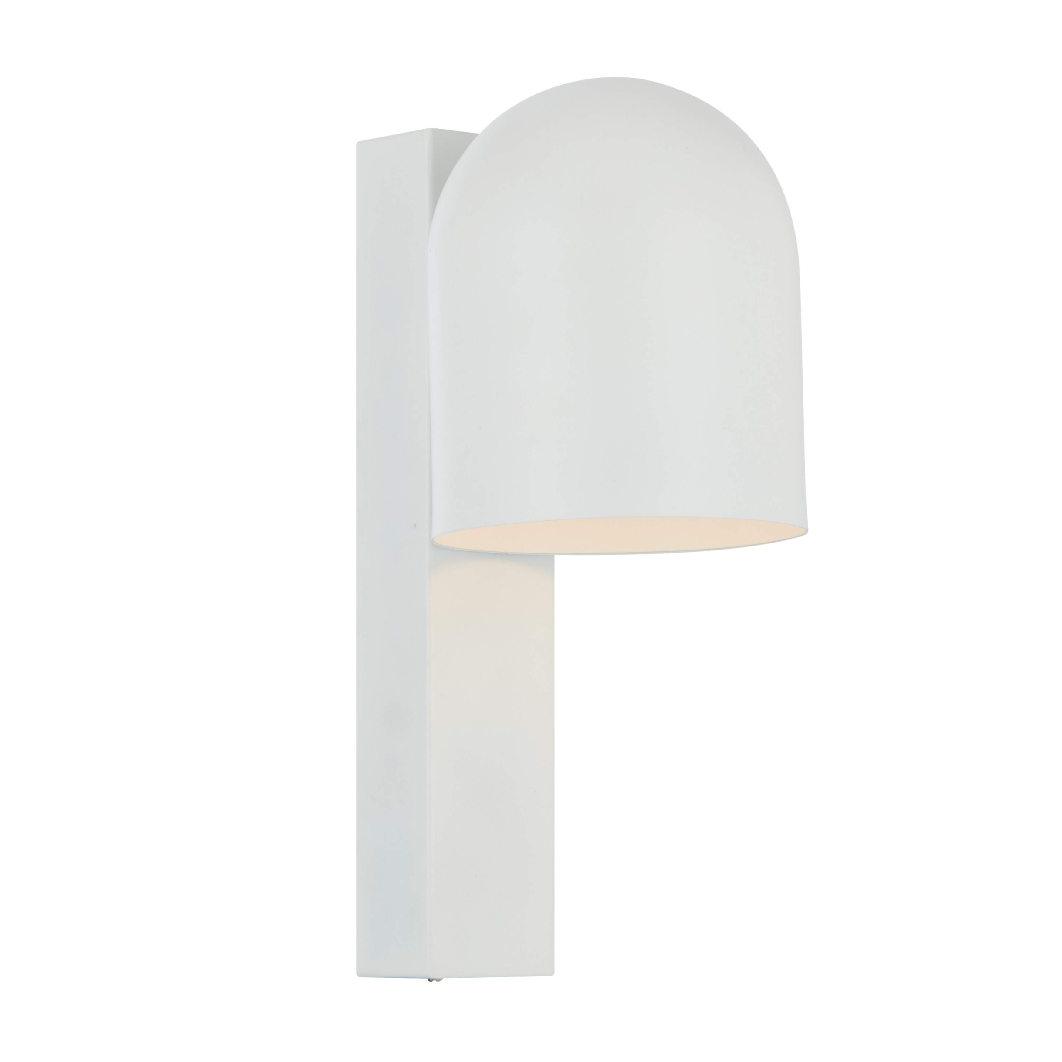 Langley Matt White Minimalist Touch Wall Light