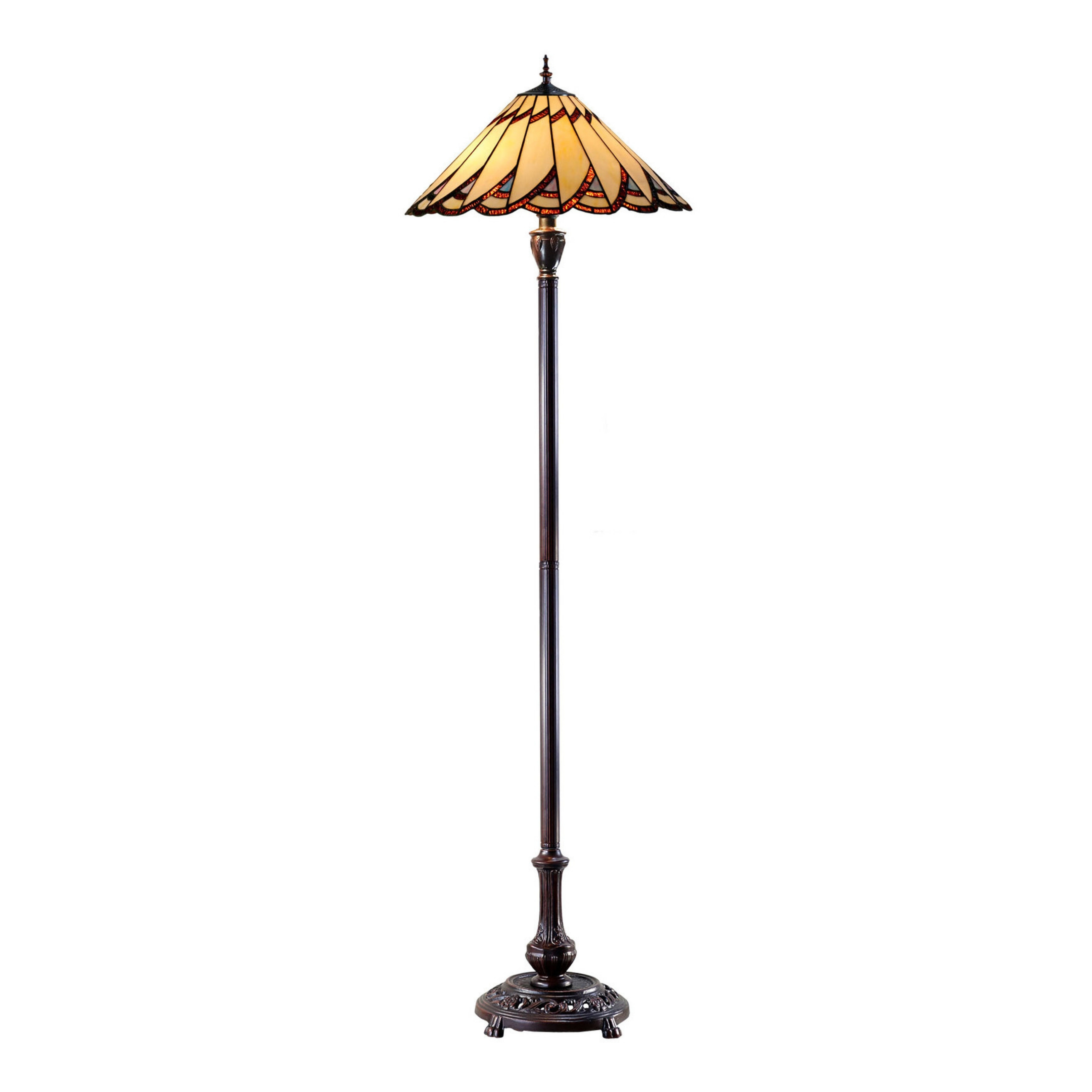 Vermont Stained Glass Floor Lamp