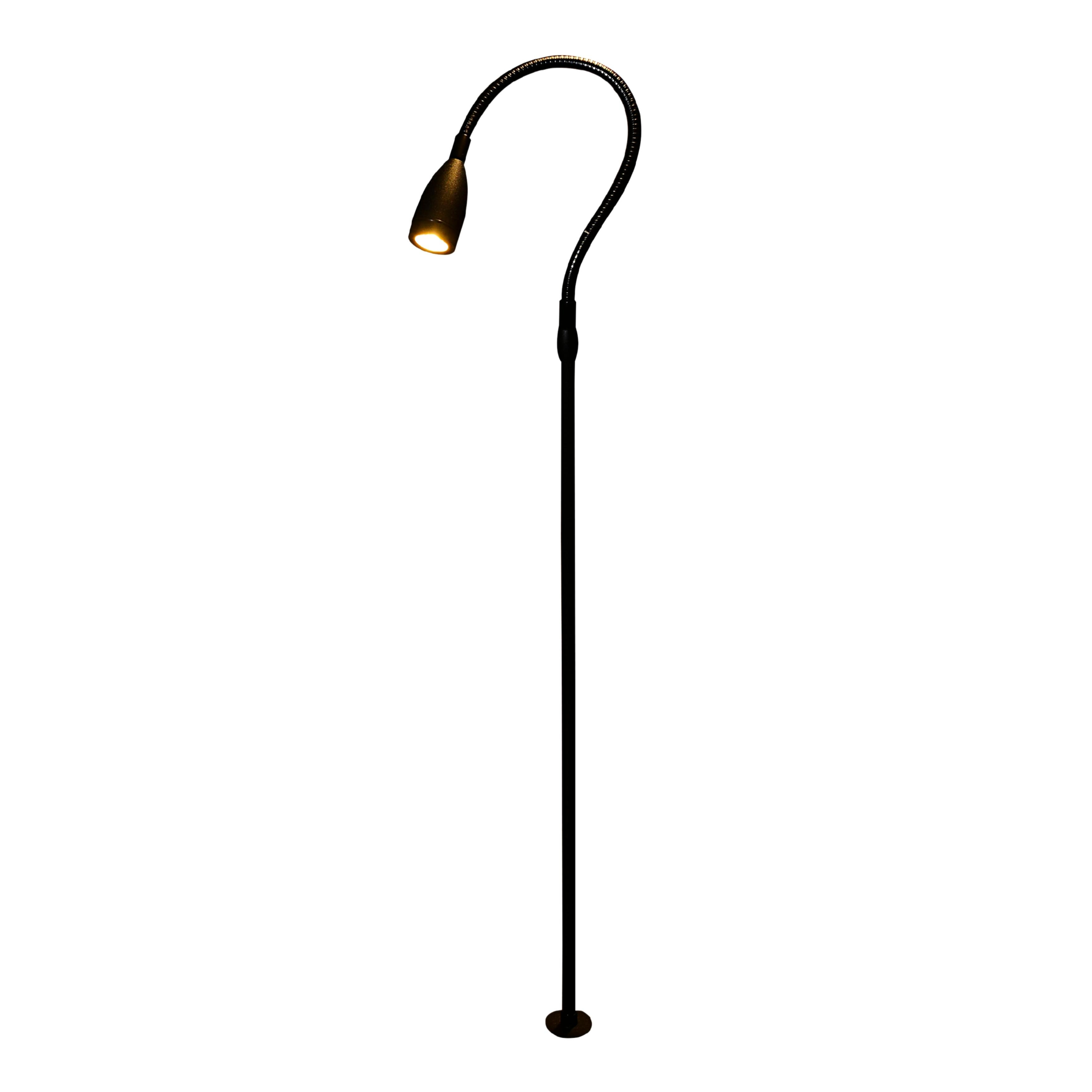 Pasto 1W Black LED Garden Spike Spot Light