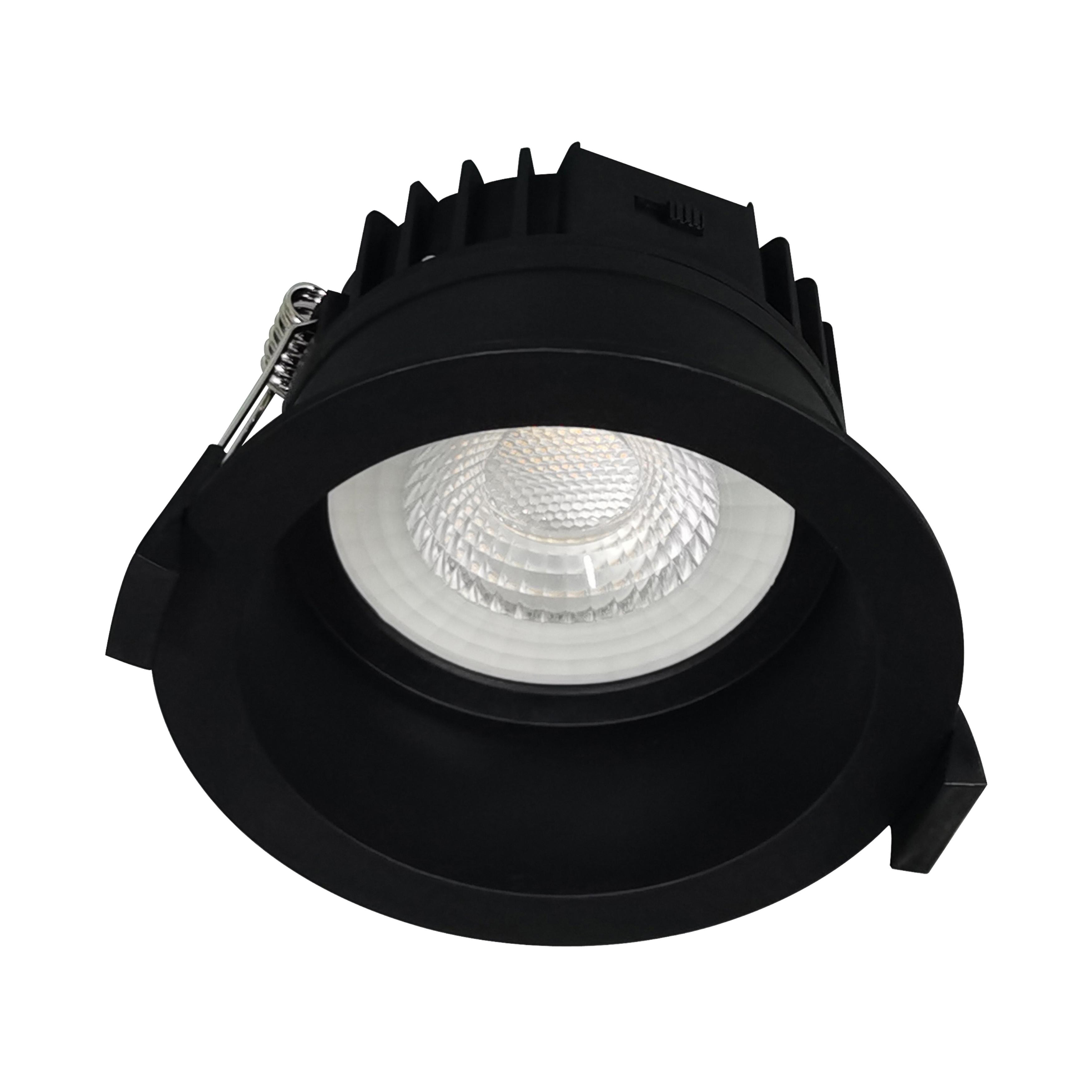 Ruma 9W Black Dimmable 3CCT LED Recessed Downlight