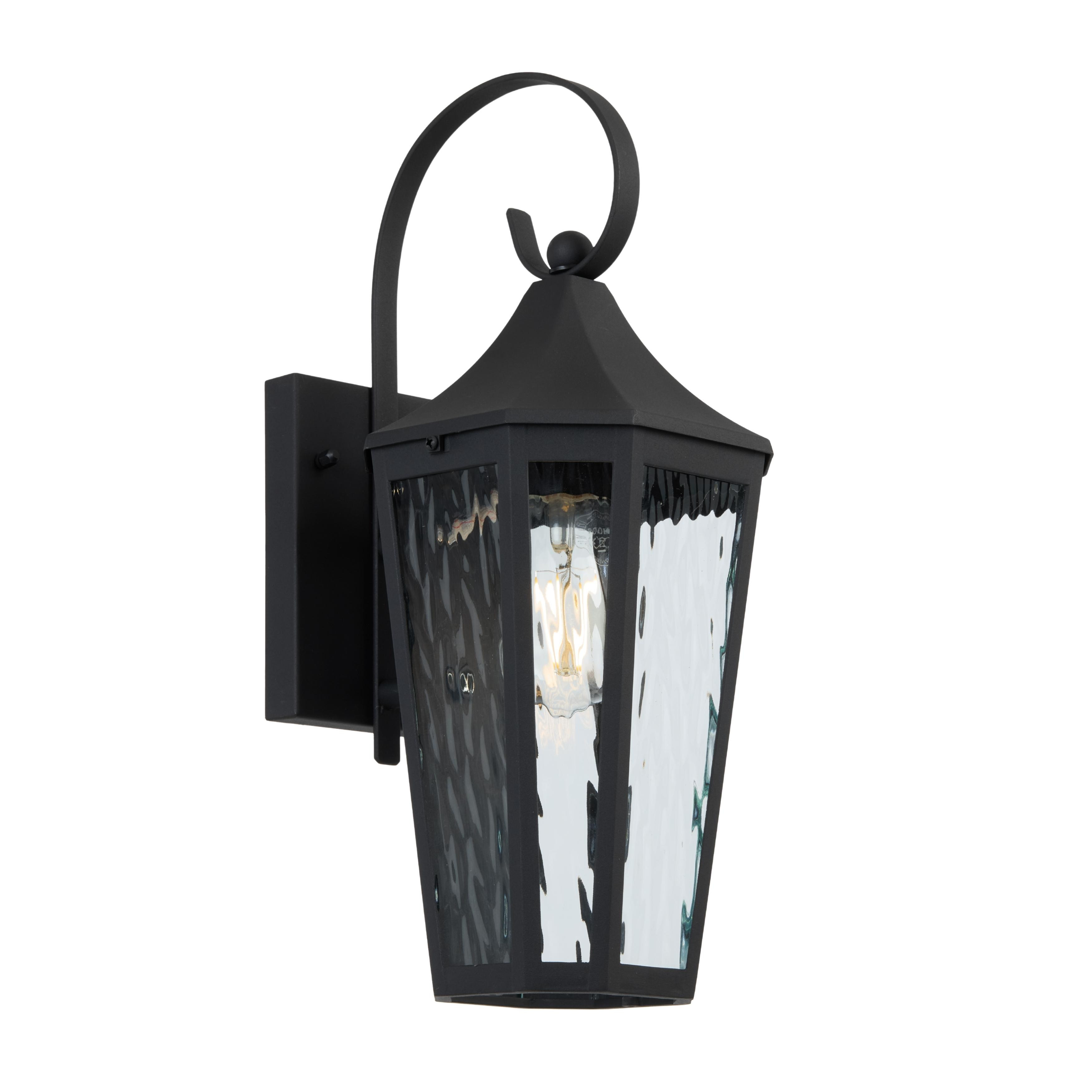 Souma Sand Black Classic Coach Wall Light