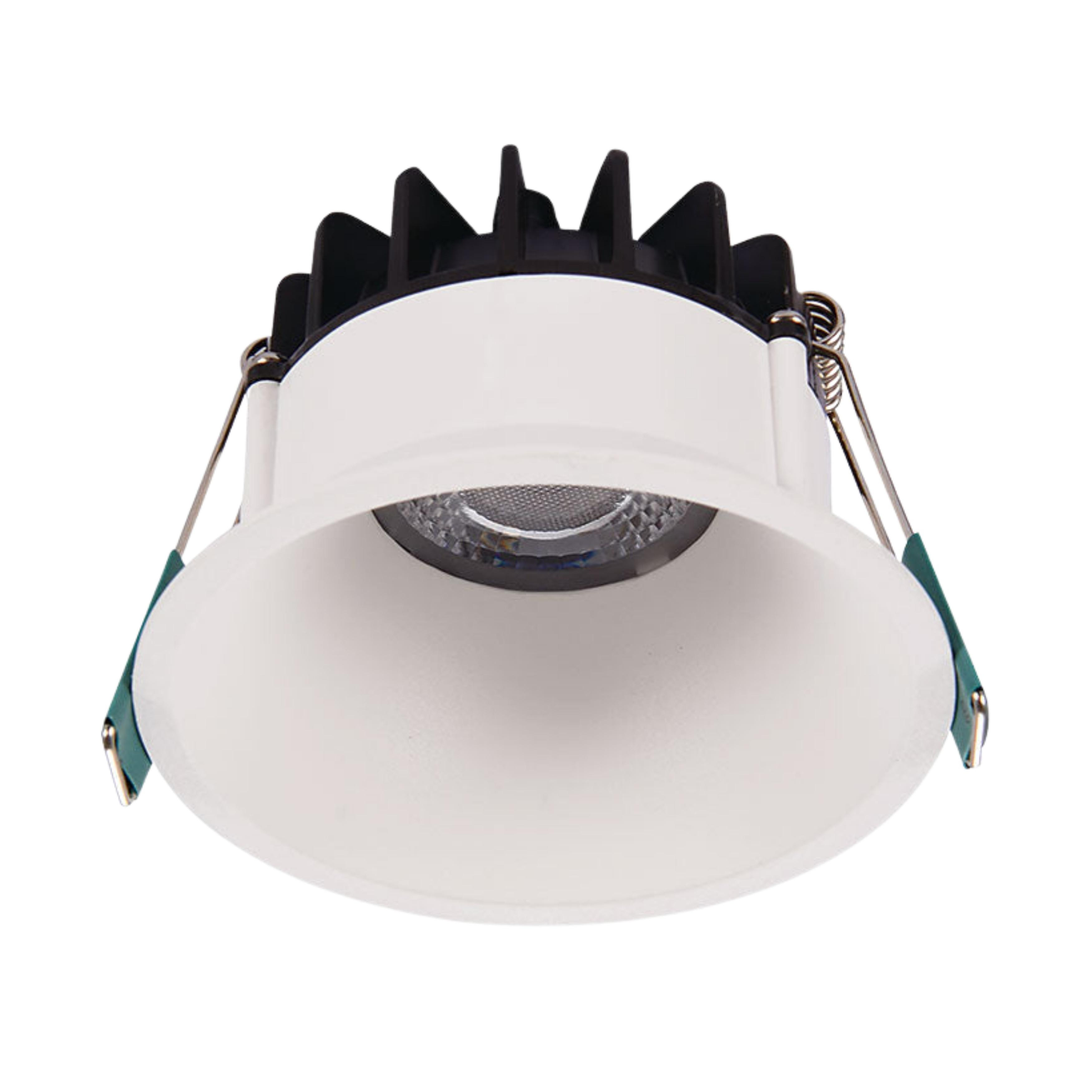 Weinan White Round LED Recessed Downlight - Cool White