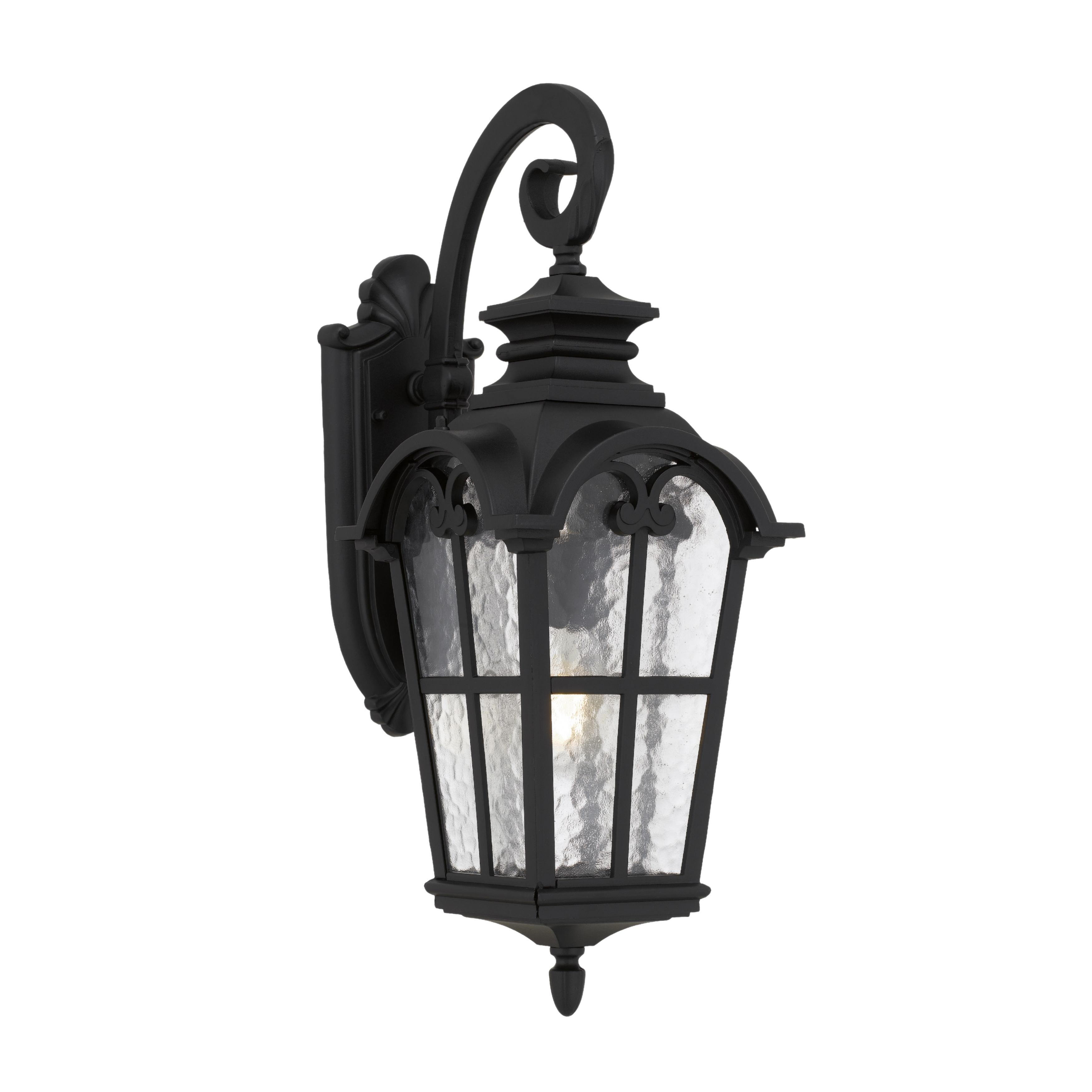 Westend Black Vintage Lantern Wall Light