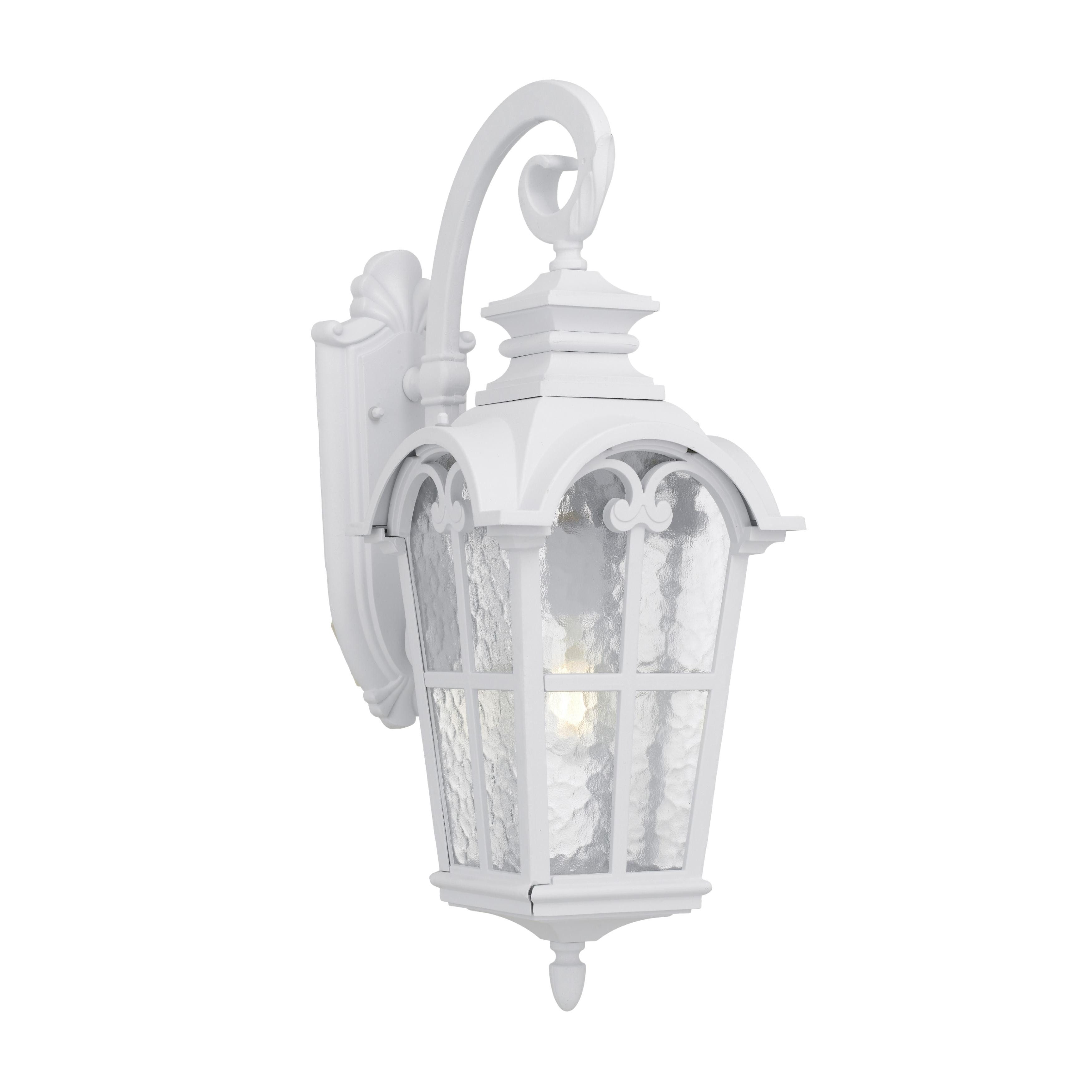Westend White Vintage Lantern Wall Light