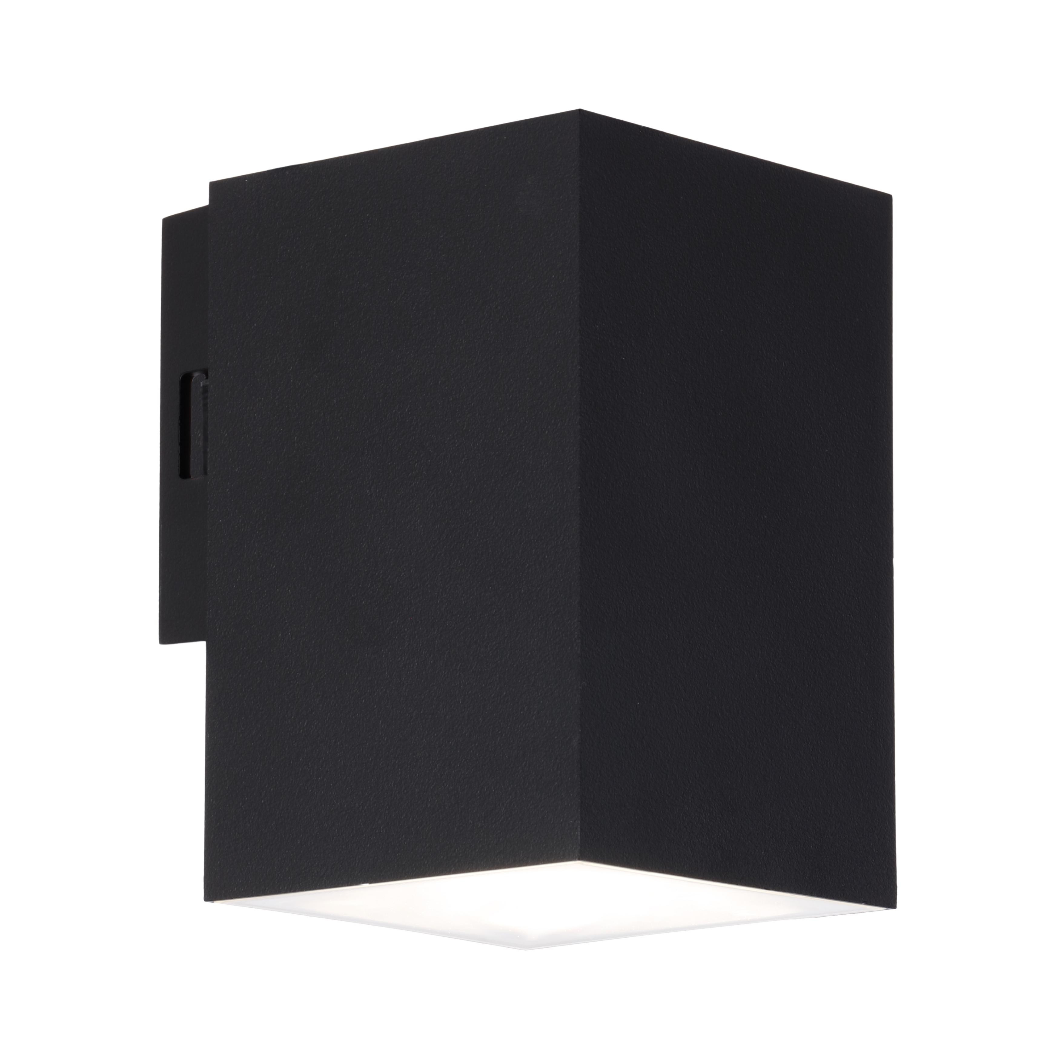 Yilan Black Angular 3CCT LED Solo Wall Light