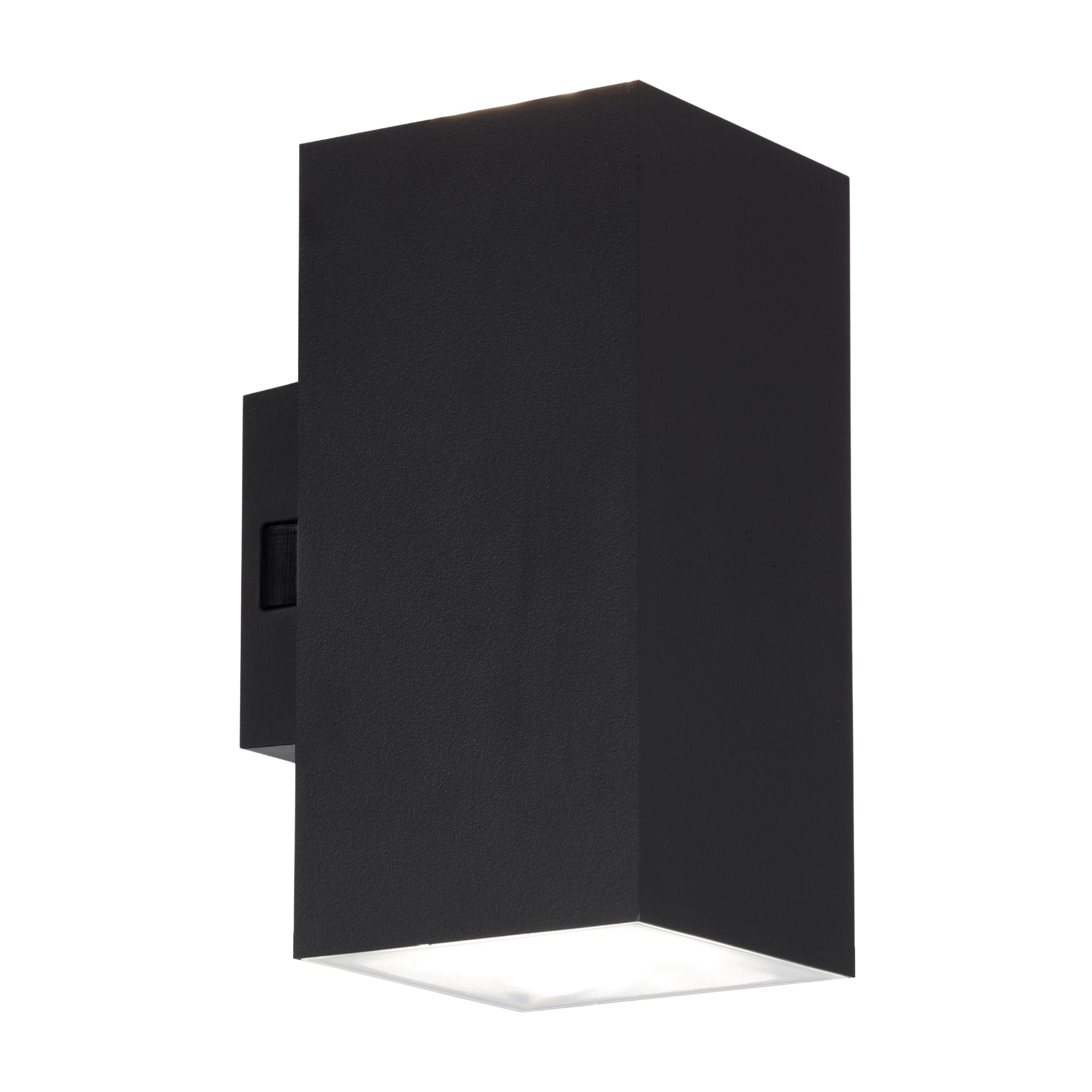 Yilan Black Angular 3CCT LED Up and Down Wall Light