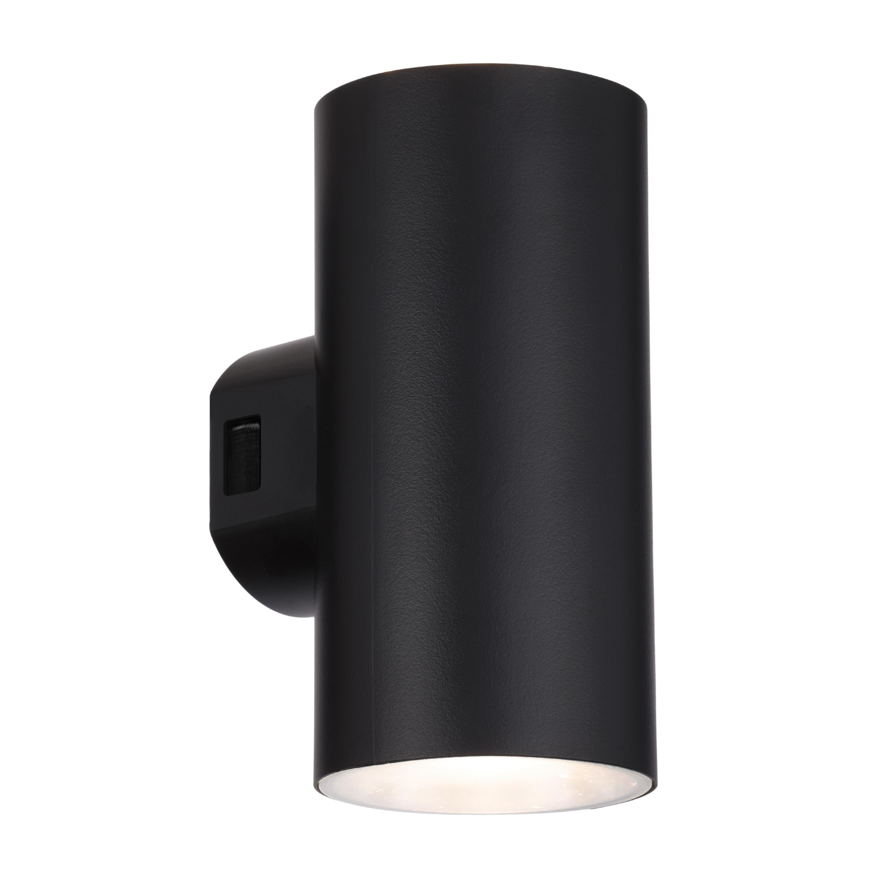 Yilan Black Rounded 3CCT LED Up and Down Wall Light