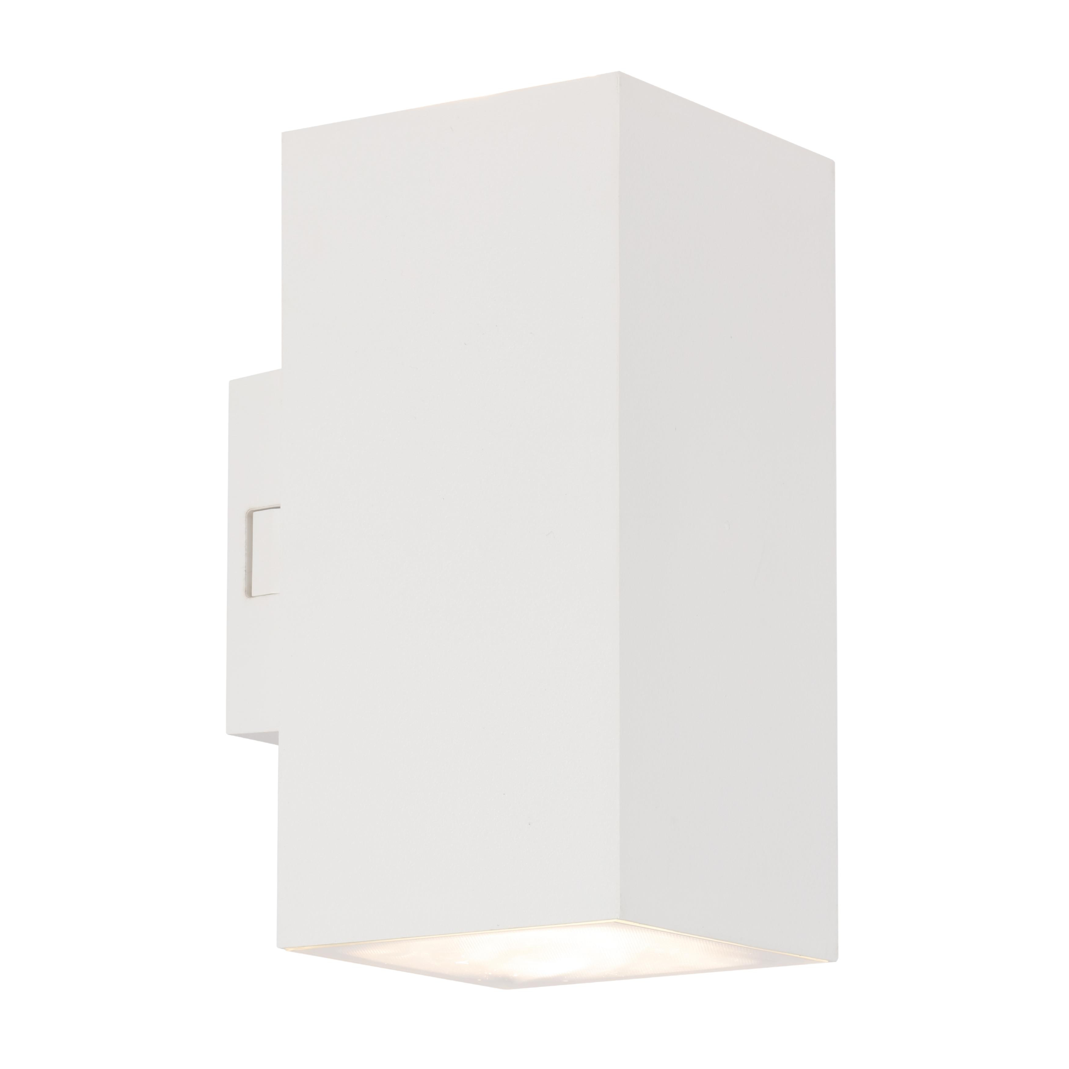 Yilan White Angular 3CCT LED Up and Down Wall Light