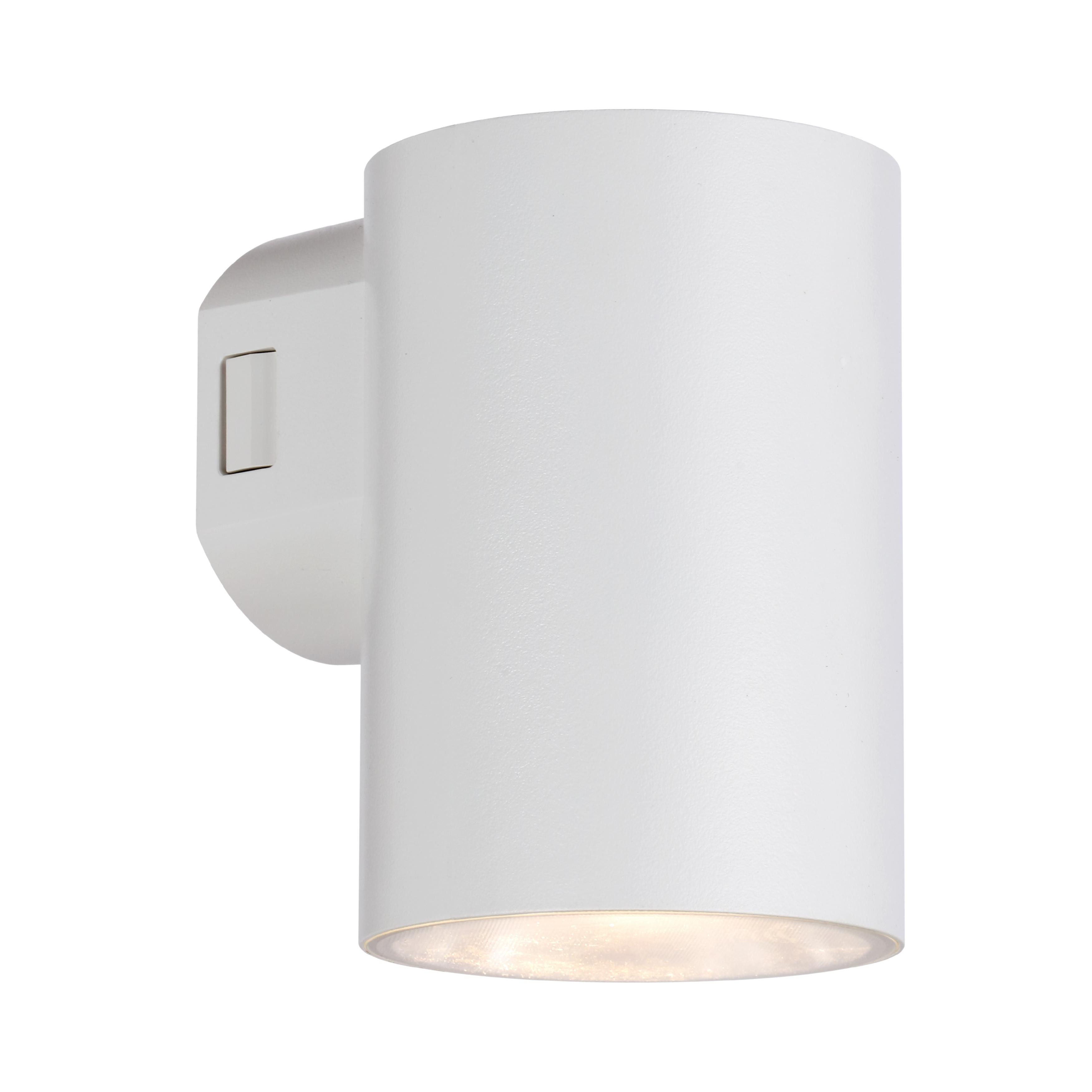 Yilan White Rounded 3CCT LED Solo Wall Light
