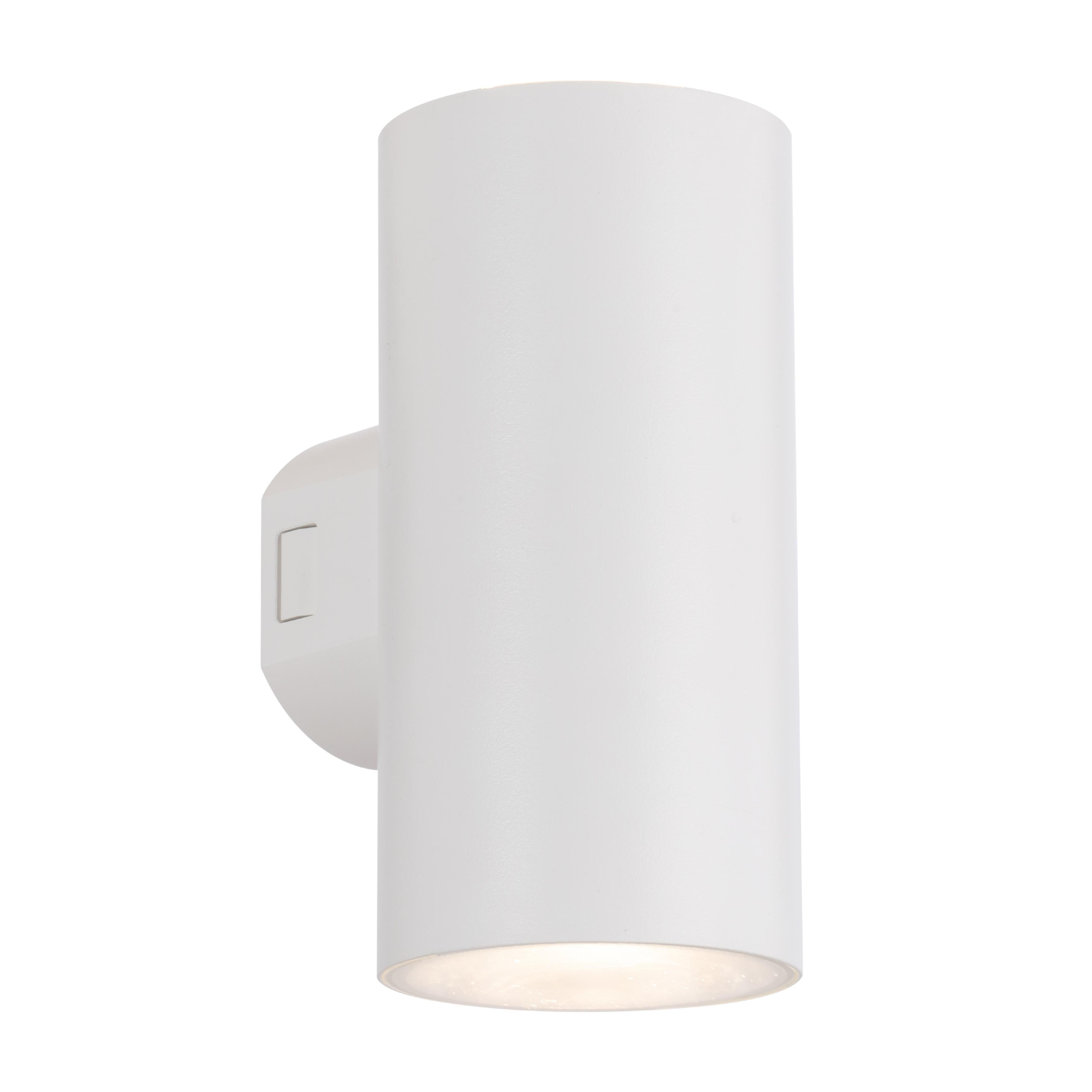 Yilan White Rounded 3CCT LED Up and Down Wall Light